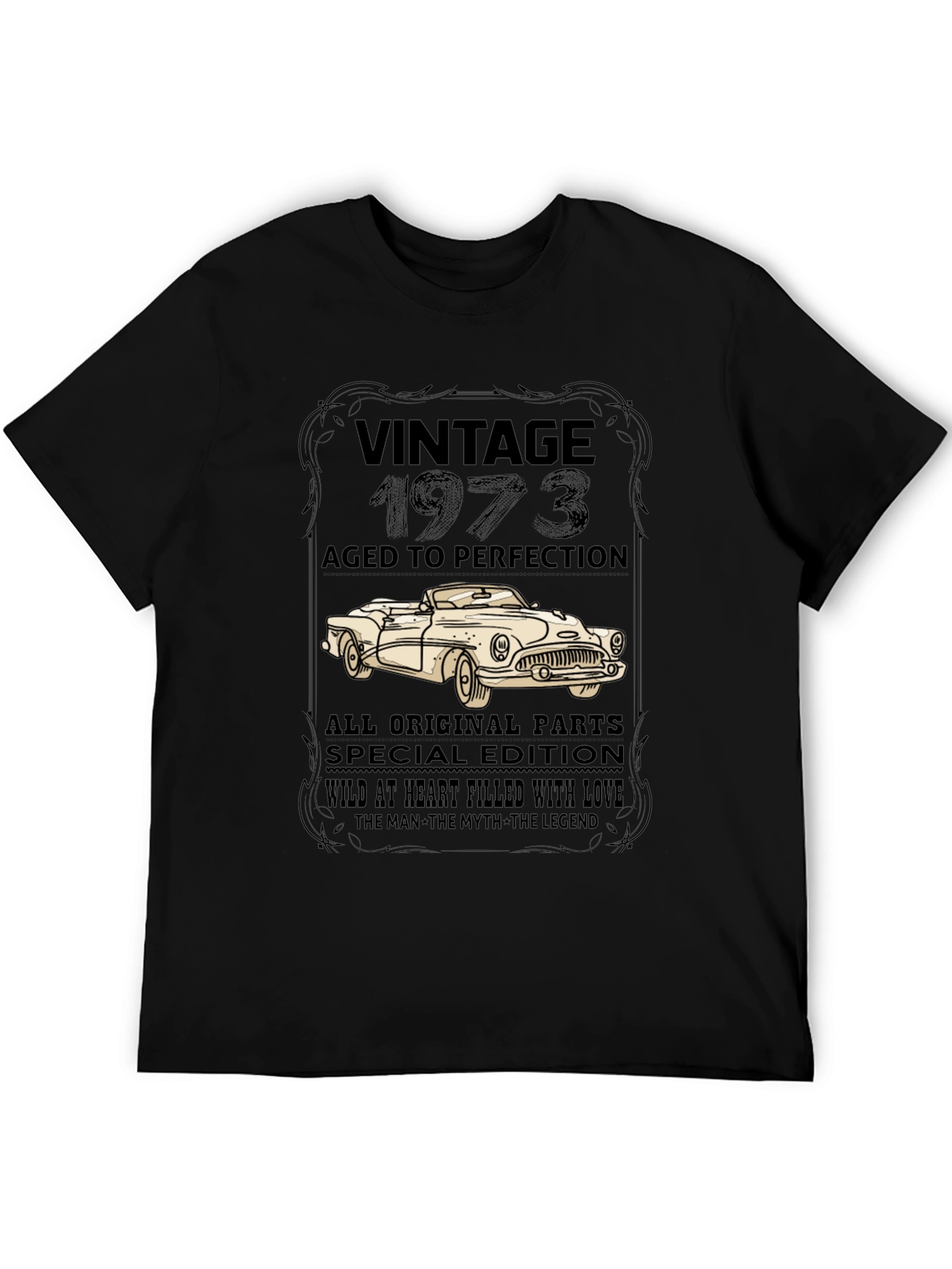 Vintage 1973 Aged to Perfection Graphic Tee