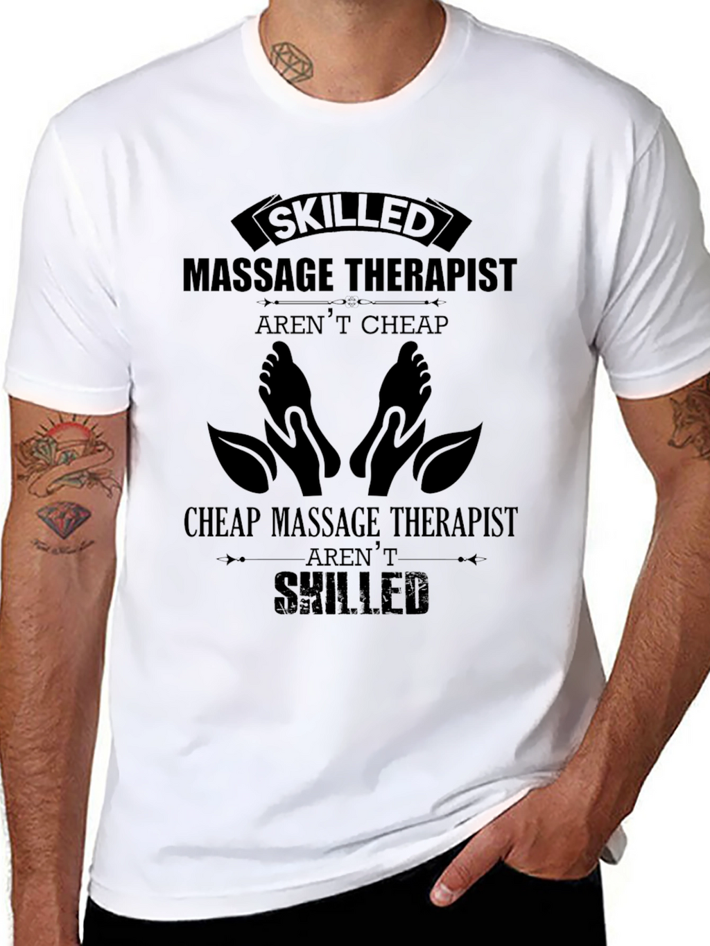 Skilled Massage Therapist T-Shirt Premium Quality