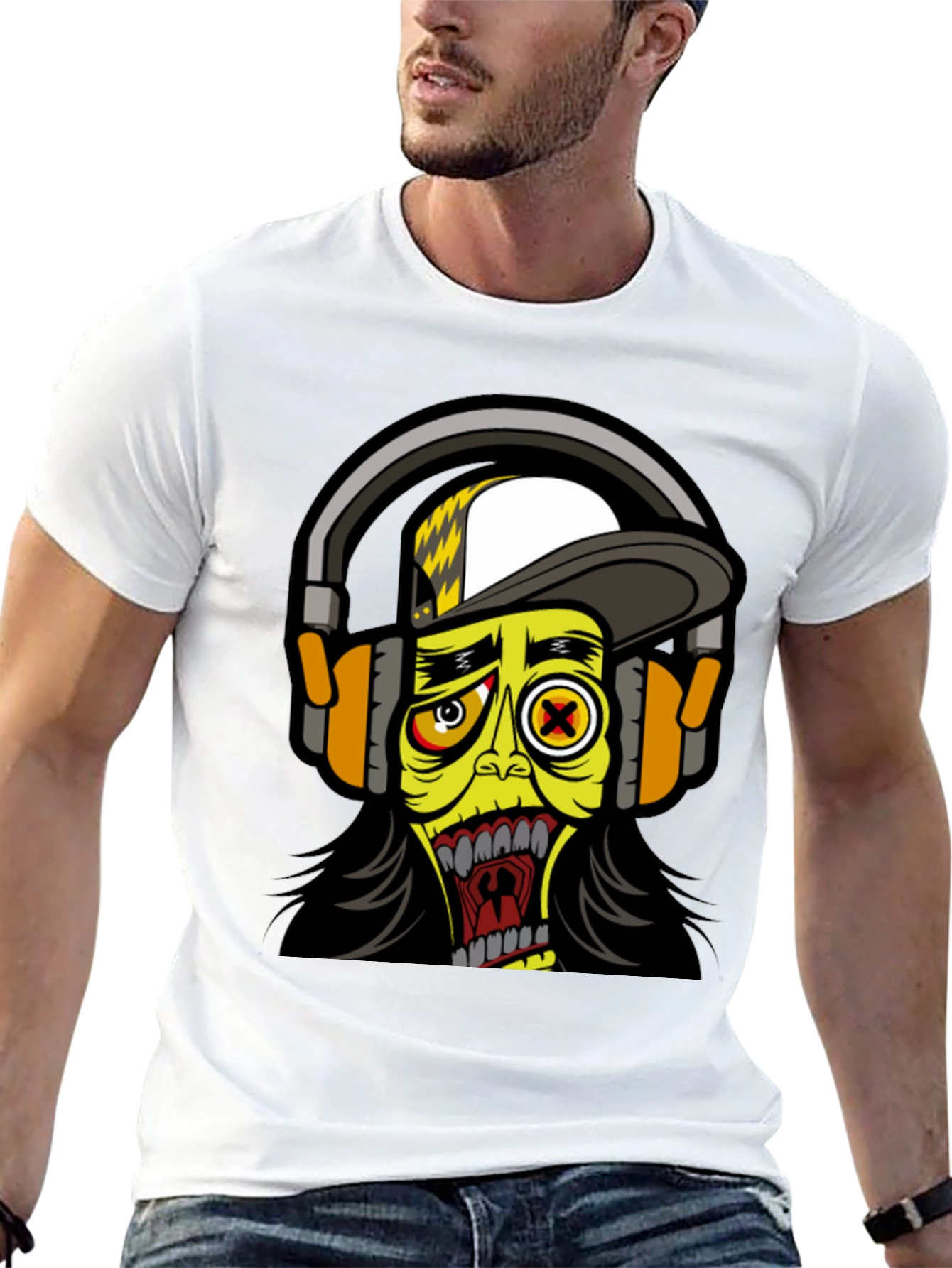 Cartoon Zombie Graphic Tee