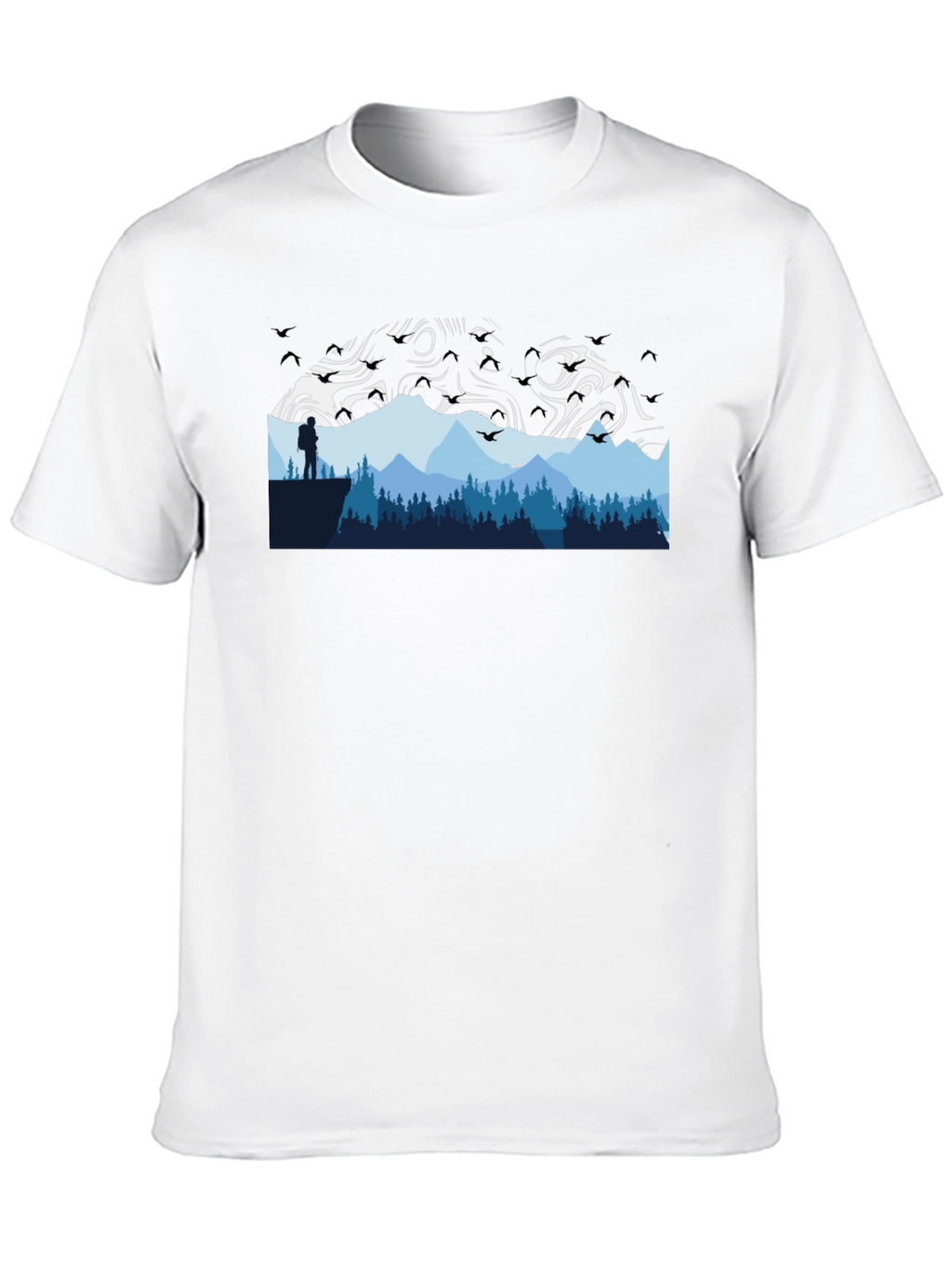 Mountain Graphic Tee - Adventure Awaits!
