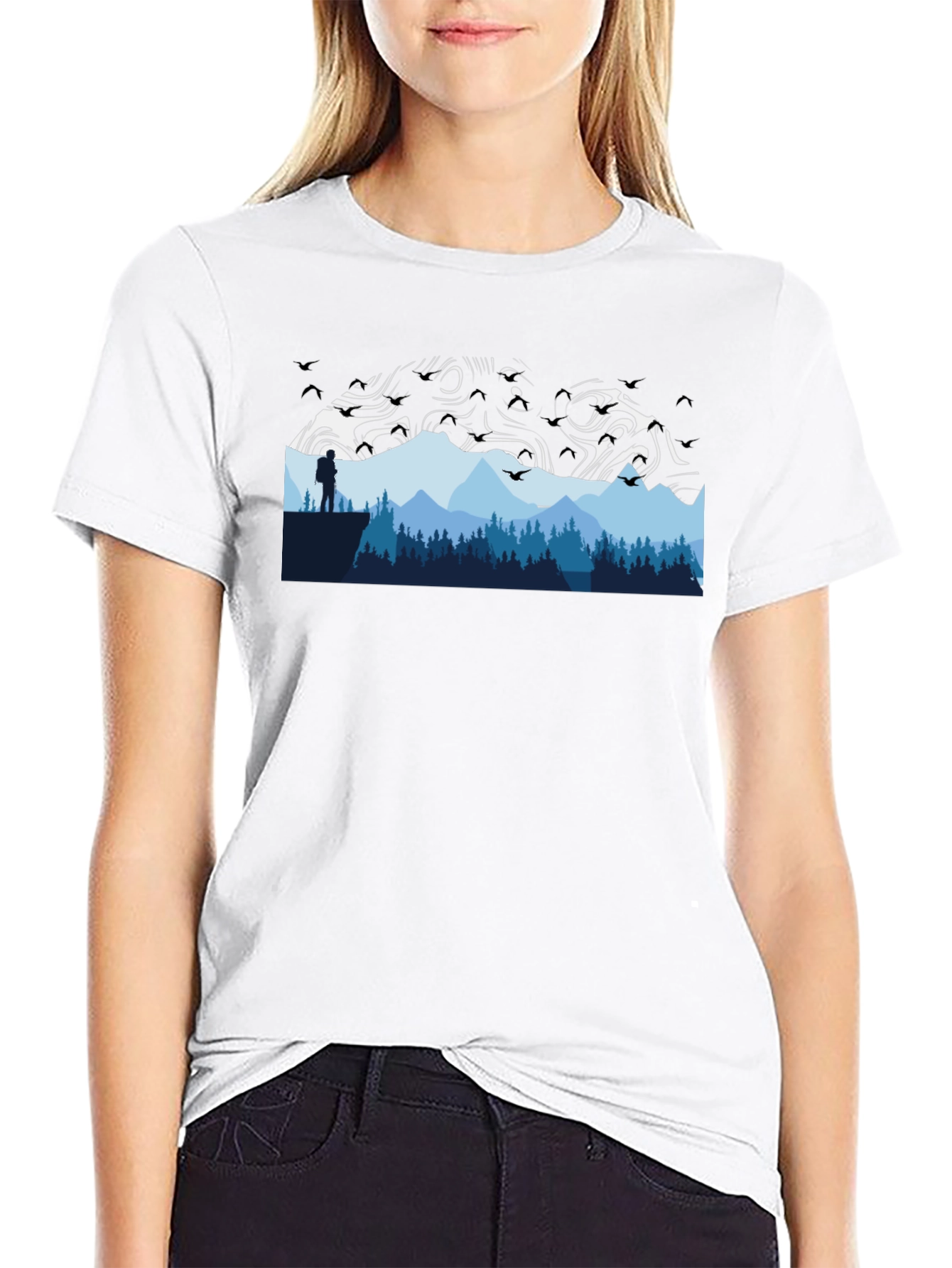 Mountain Graphic Tee - Adventure Awaits!
