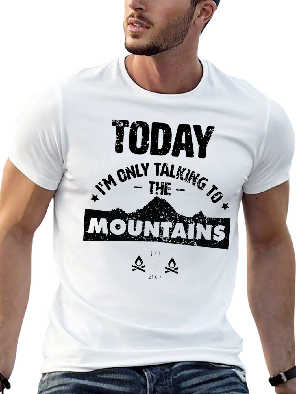 Today Mountains Graphic Tee - Adventure Ready!