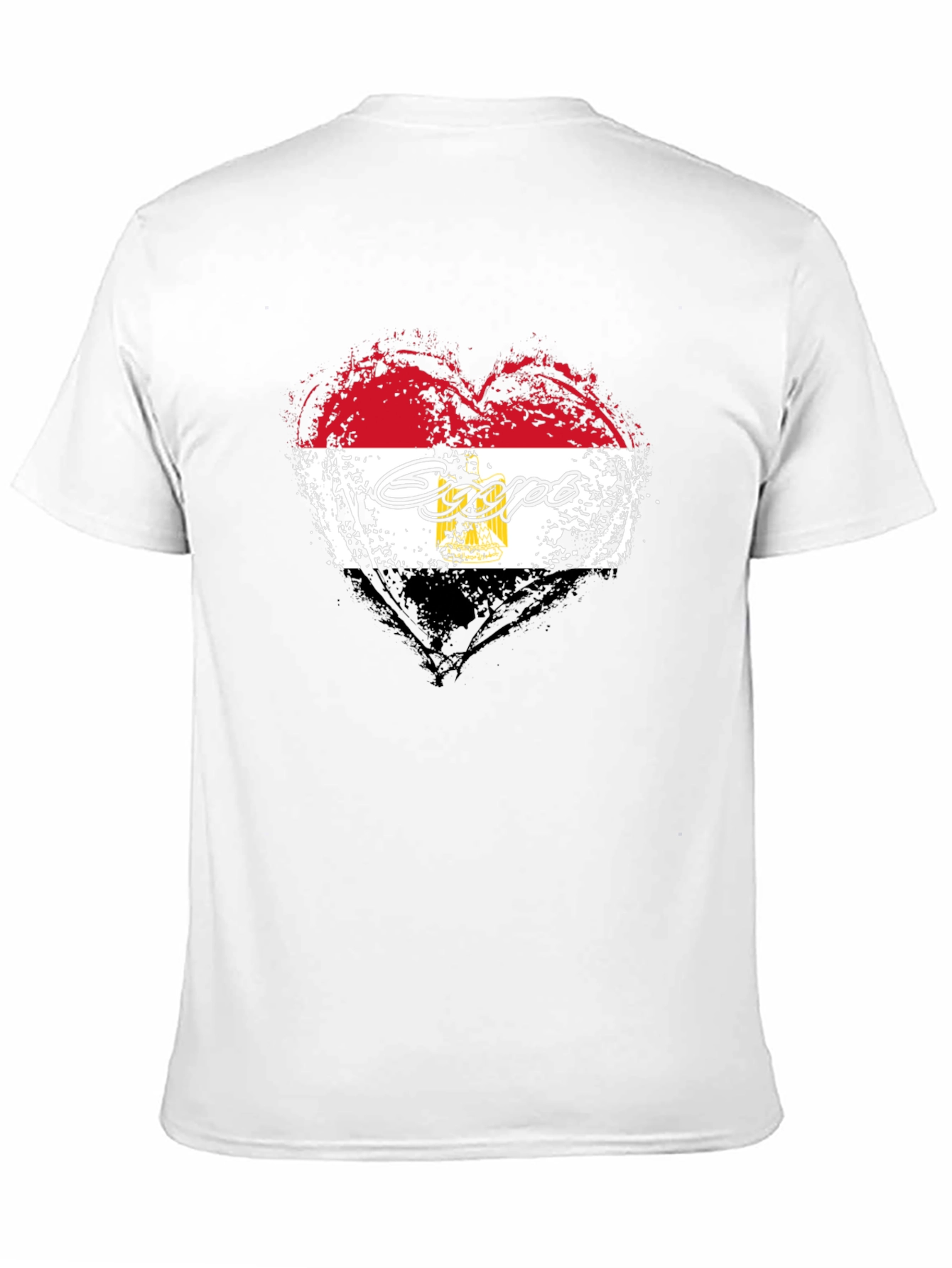 Egypt Flag Heart T-Shirt