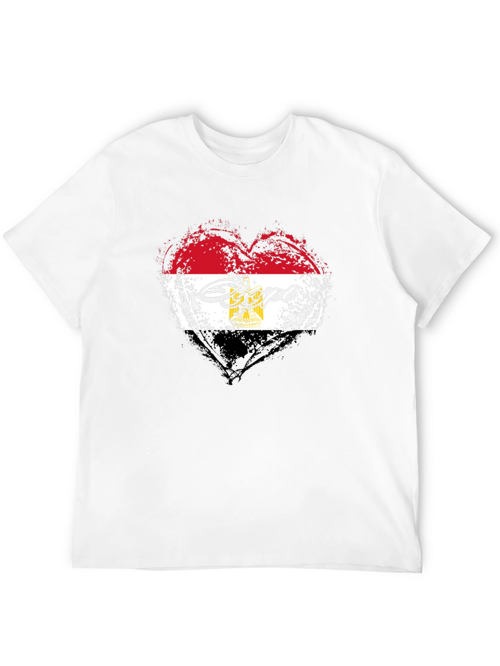 Egypt Flag Heart T-Shirt
