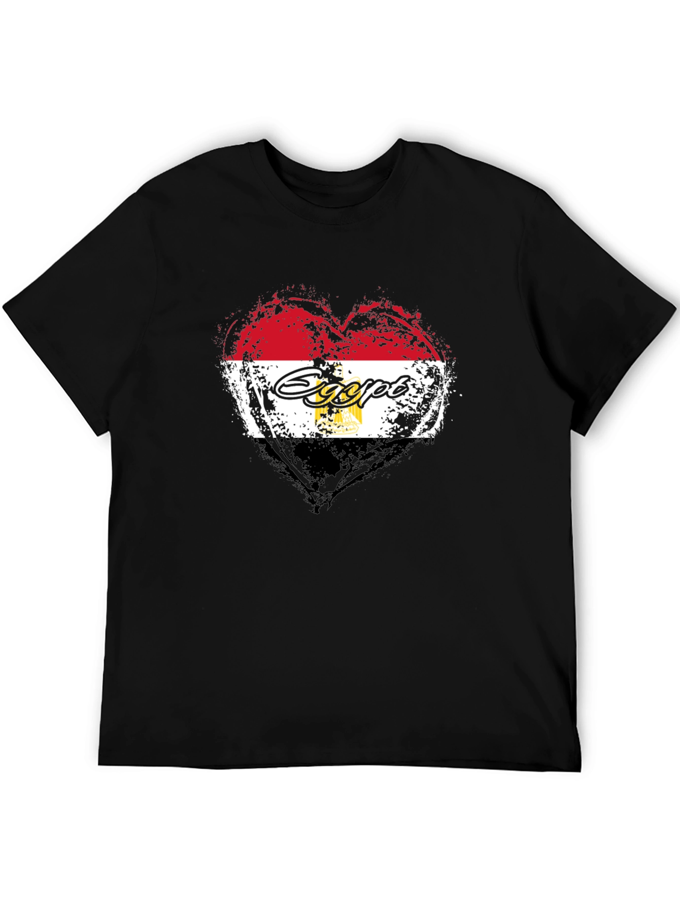 Egypt Flag Heart T-Shirt