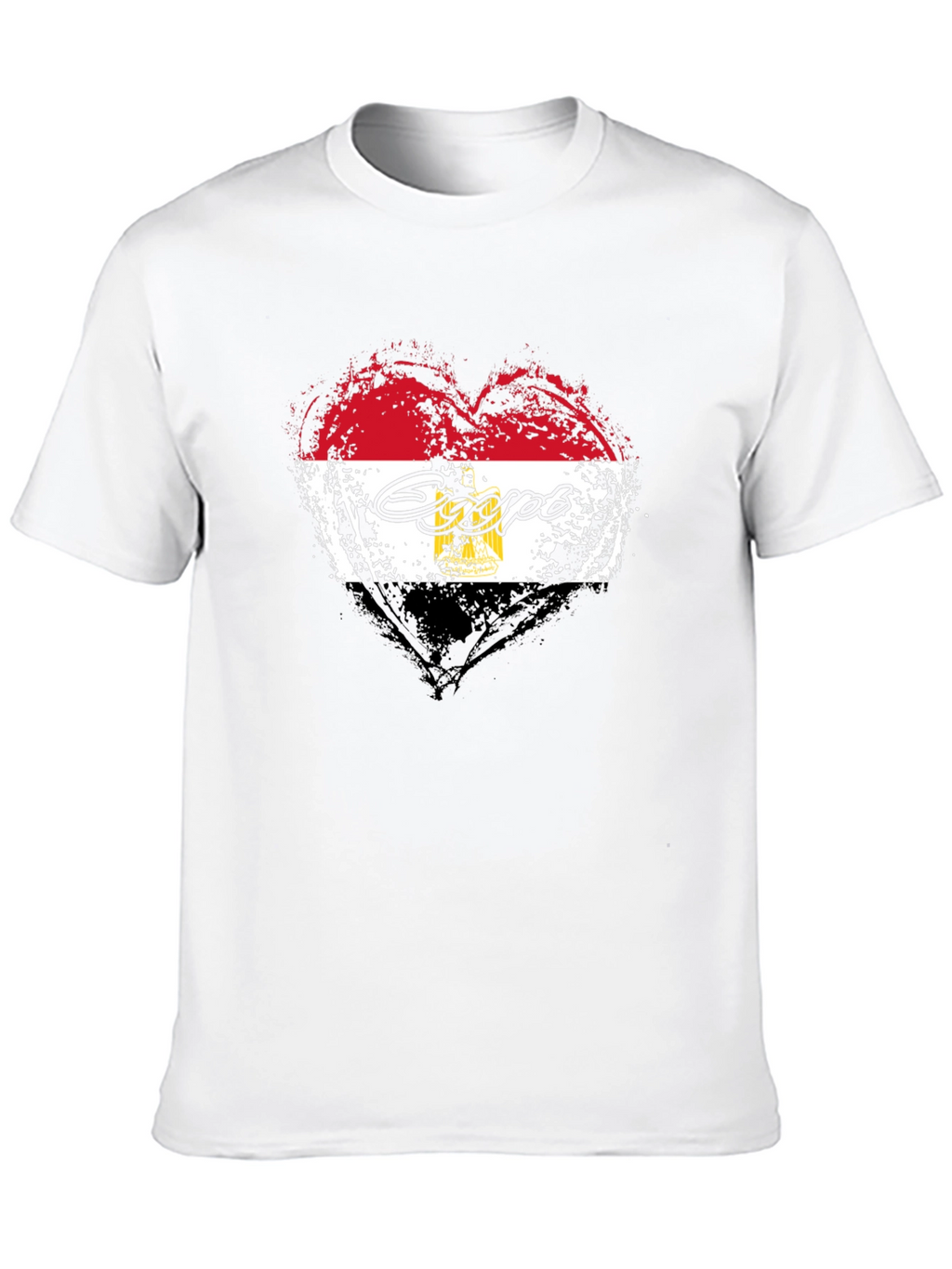 Egypt Flag Heart T-Shirt