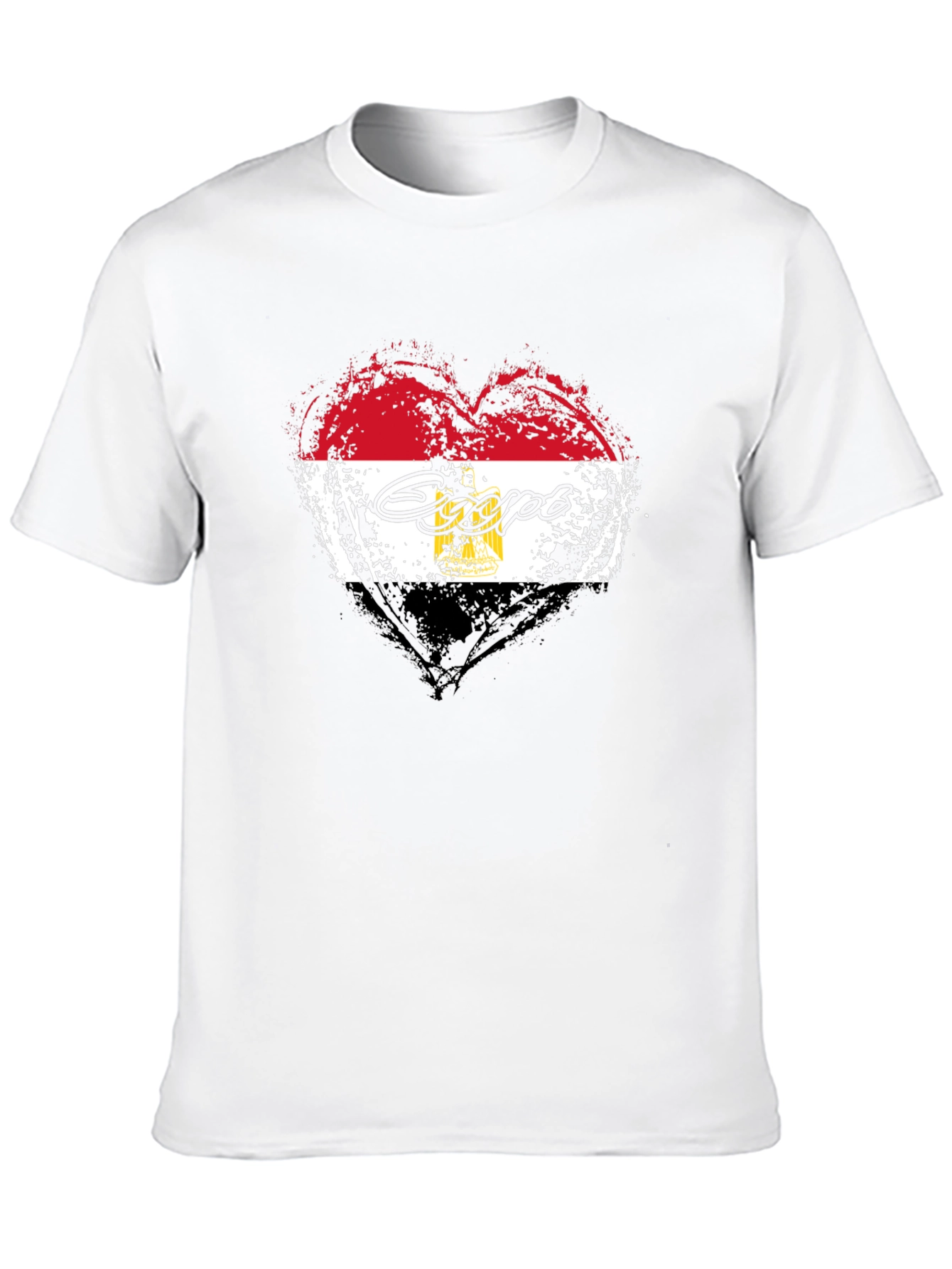 Egypt Flag Heart T-Shirt