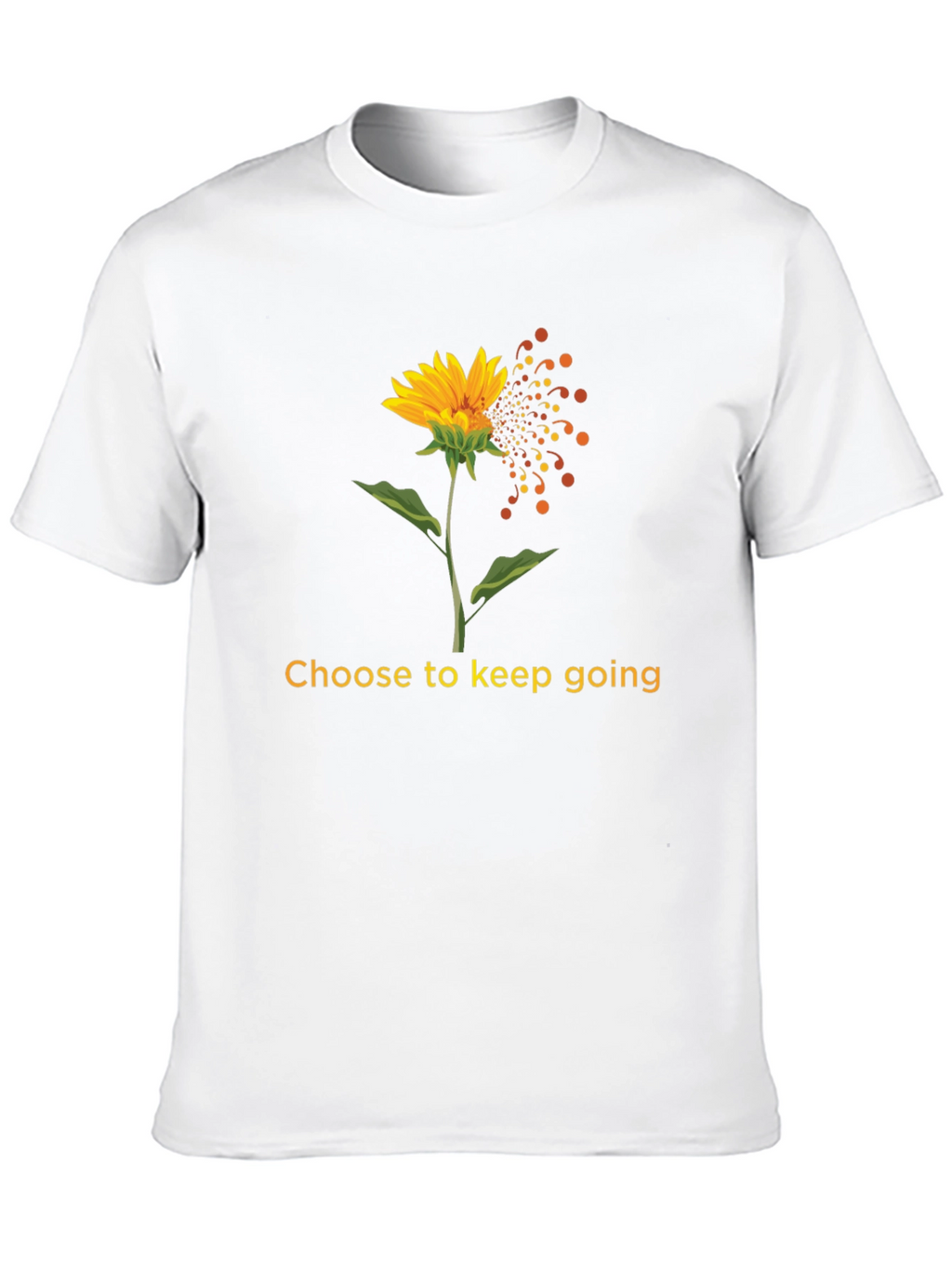 Choose to Keep Going Sunflower Graphic T-Shirt