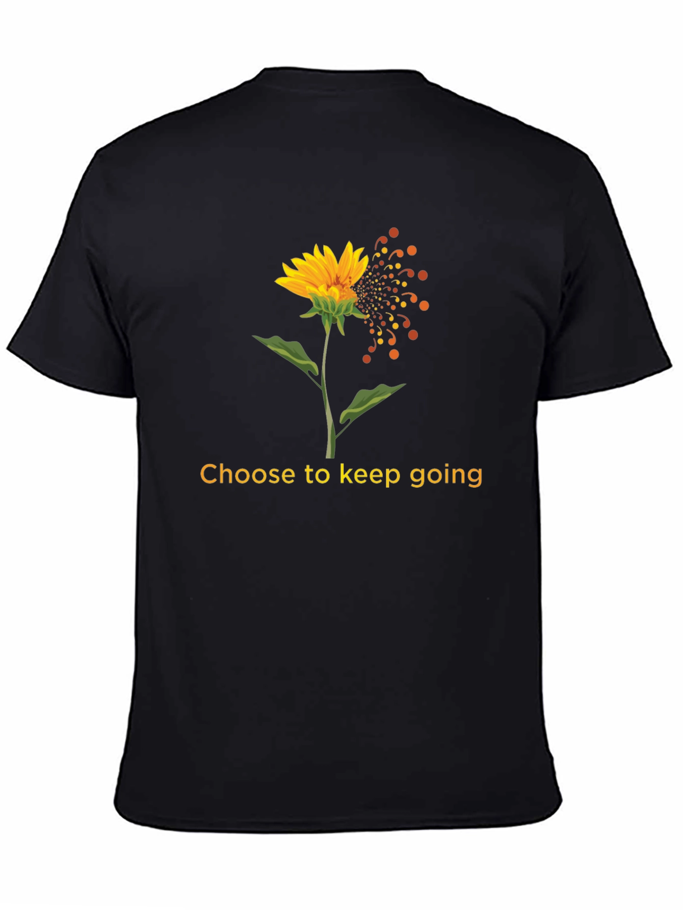 Choose to Keep Going Sunflower Graphic T-Shirt