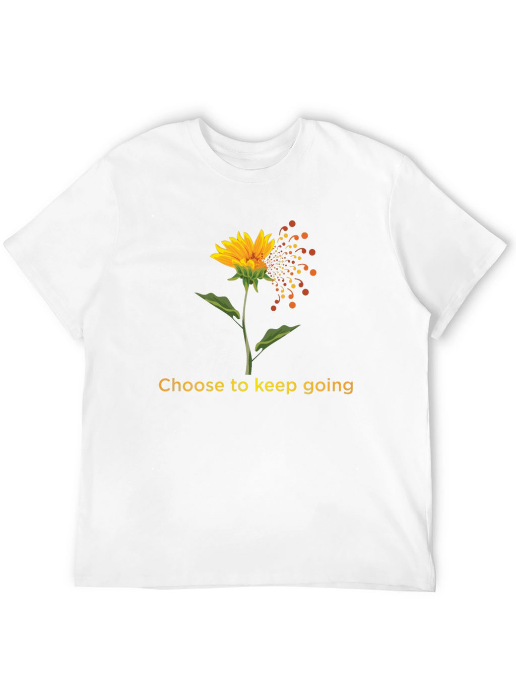 Choose to Keep Going Sunflower Graphic T-Shirt