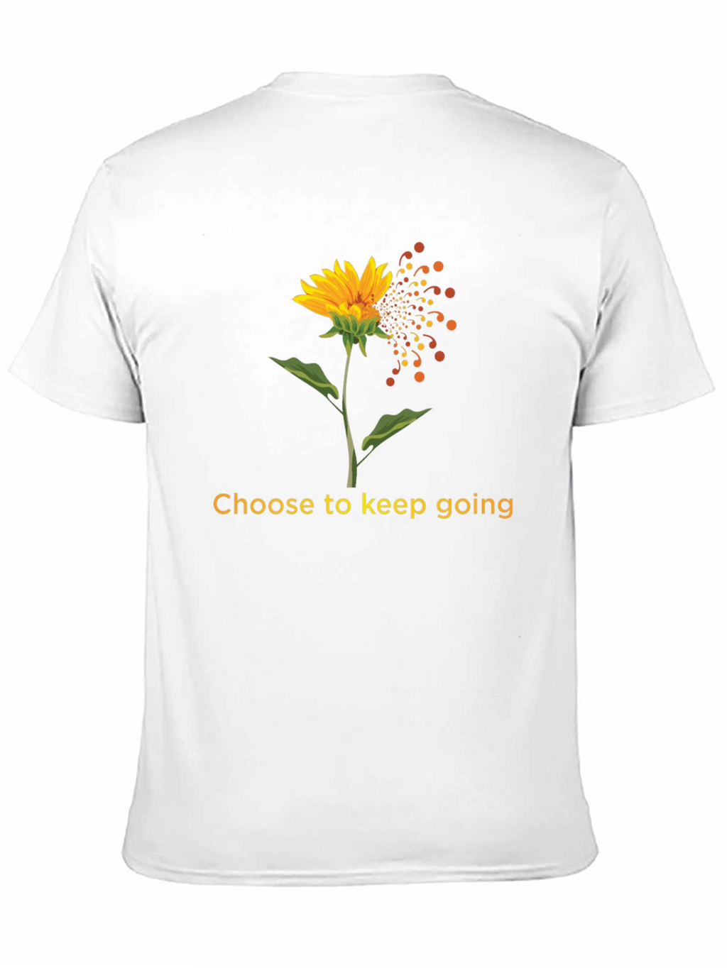 Choose to Keep Going Sunflower Graphic T-Shirt