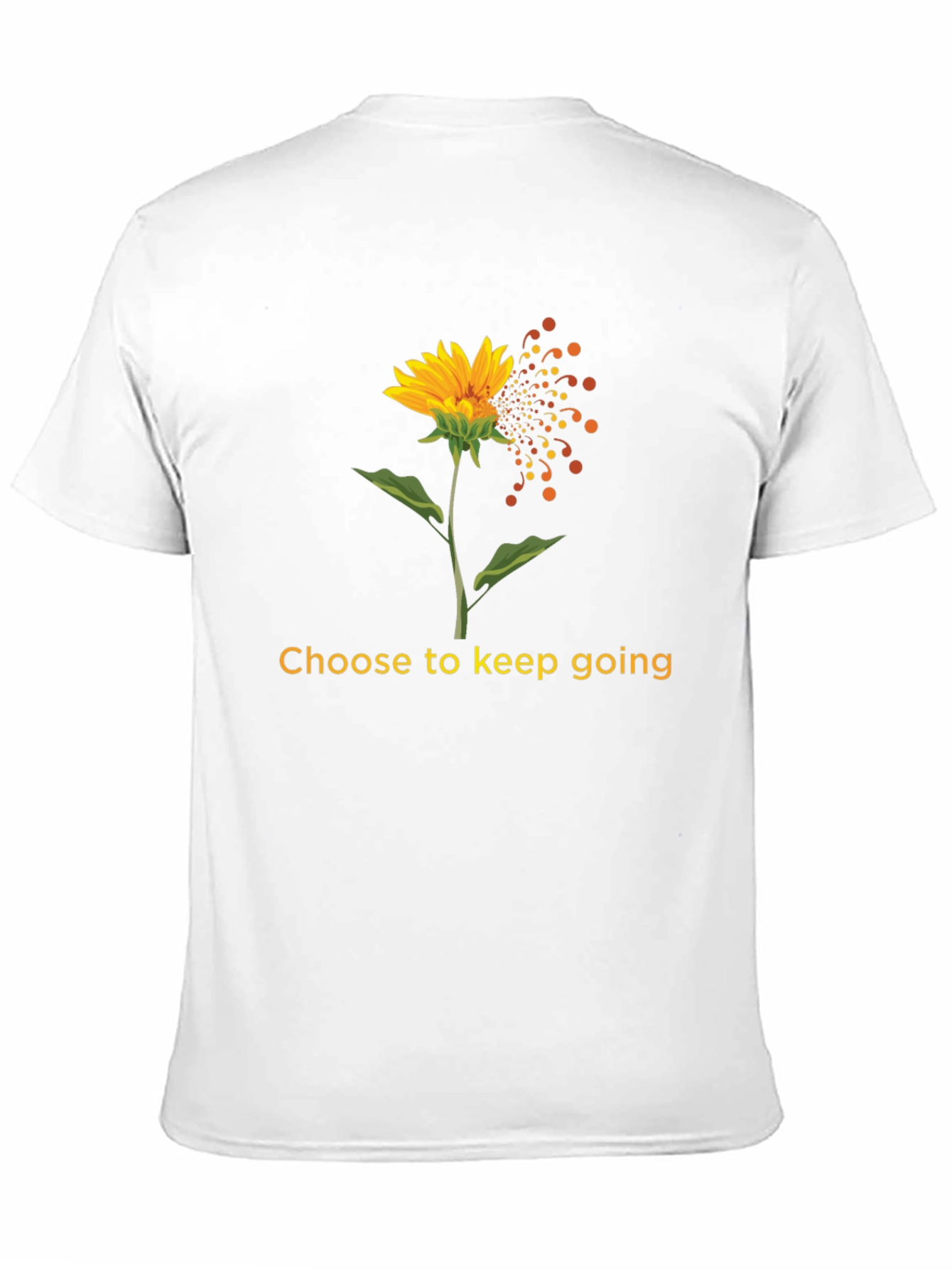 Choose to Keep Going Sunflower Graphic T-Shirt