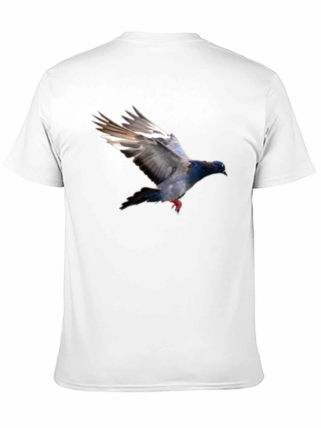 Pigeon Graphic Black T-Shirt - Stylish Bird Print Tee