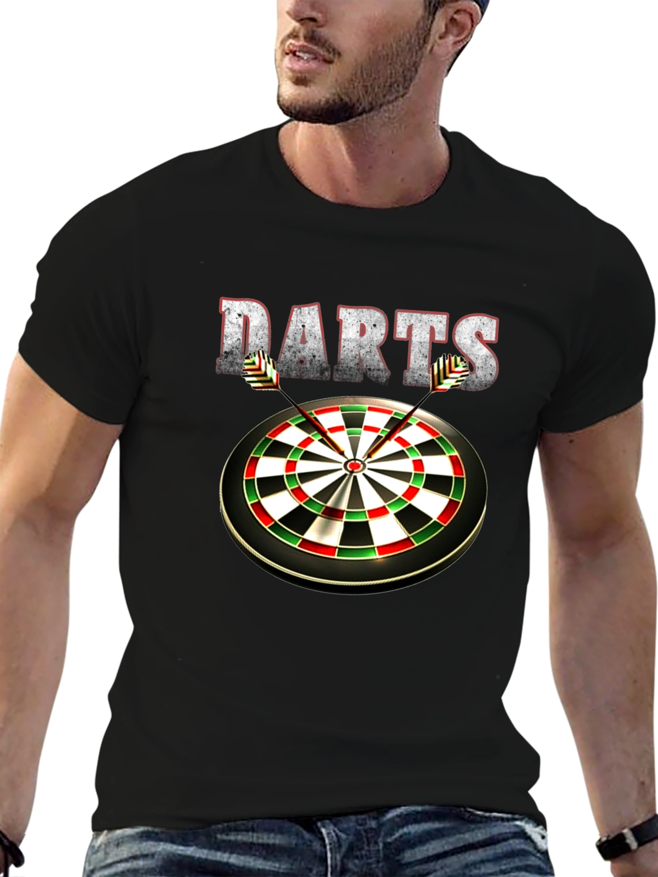 Darts T-Shirt: Bullseye Design Classic Fit