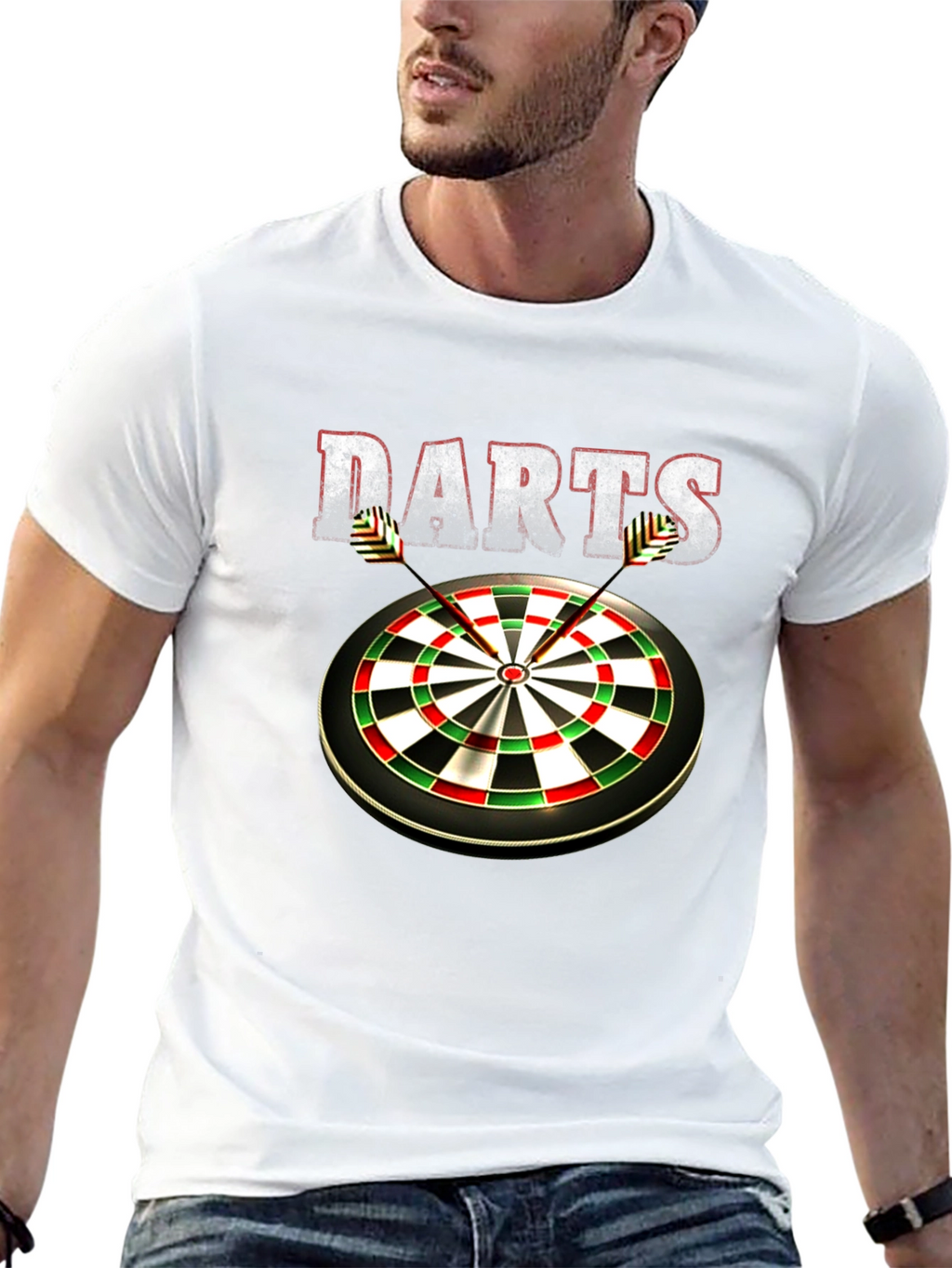 Darts T-Shirt: Bullseye Design Classic Fit