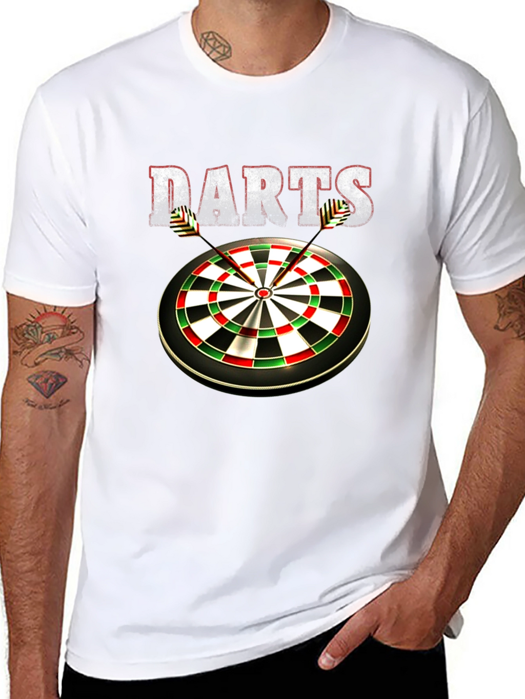Darts T-Shirt: Bullseye Design Classic Fit