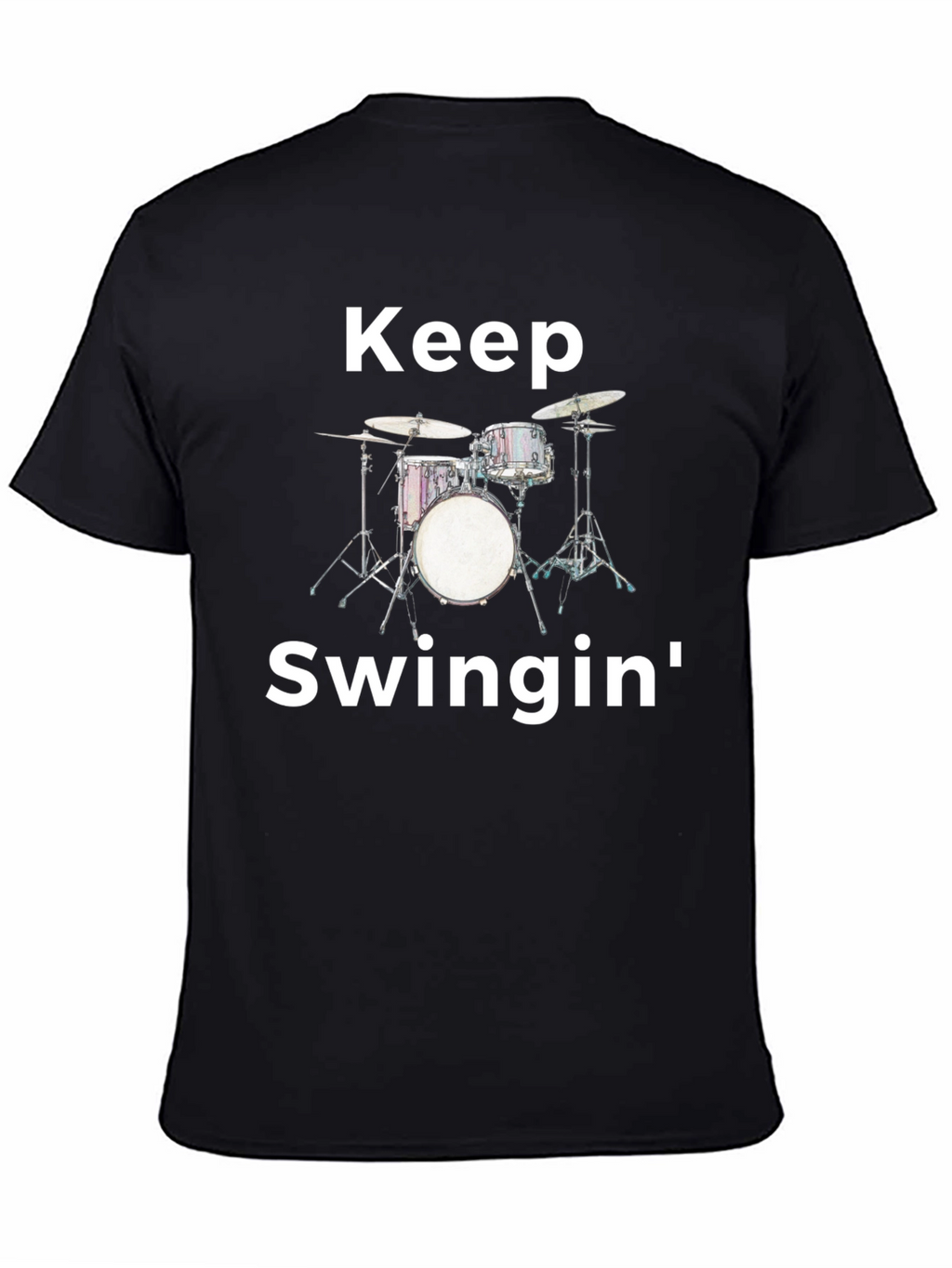Keep Swingin Graphic Tee - Black