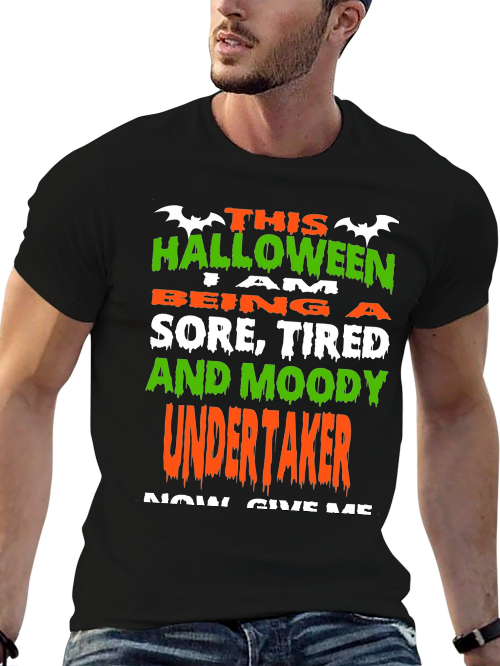 Halloween Sore Tired & Moody Undertaker T-Shirt