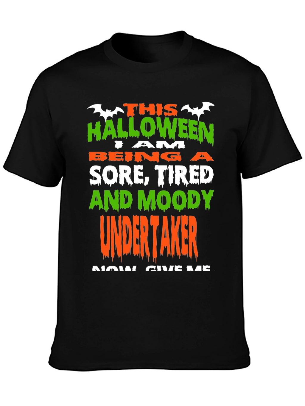 Halloween Sore Tired & Moody Undertaker T-Shirt