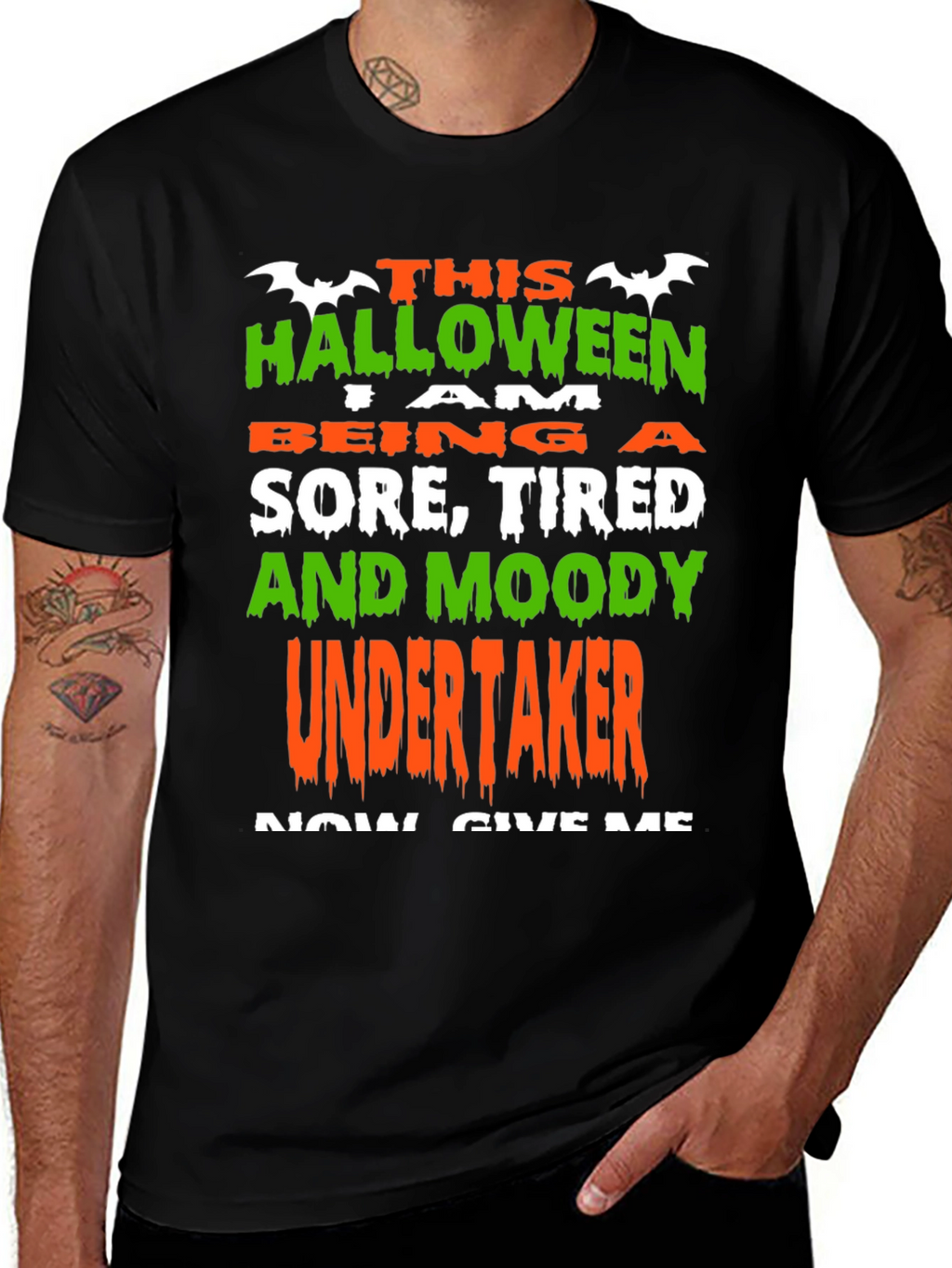 Halloween Sore Tired & Moody Undertaker T-Shirt