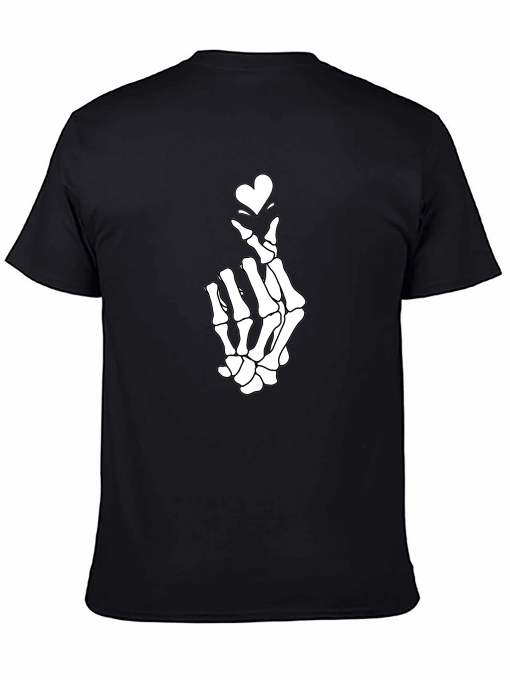 Skeleton Heart Hand T-Shirt - Unique Graphic Tee