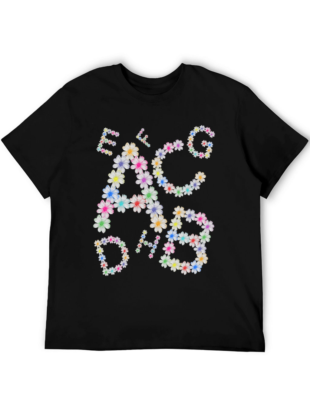 Floral Music Note T-Shirt