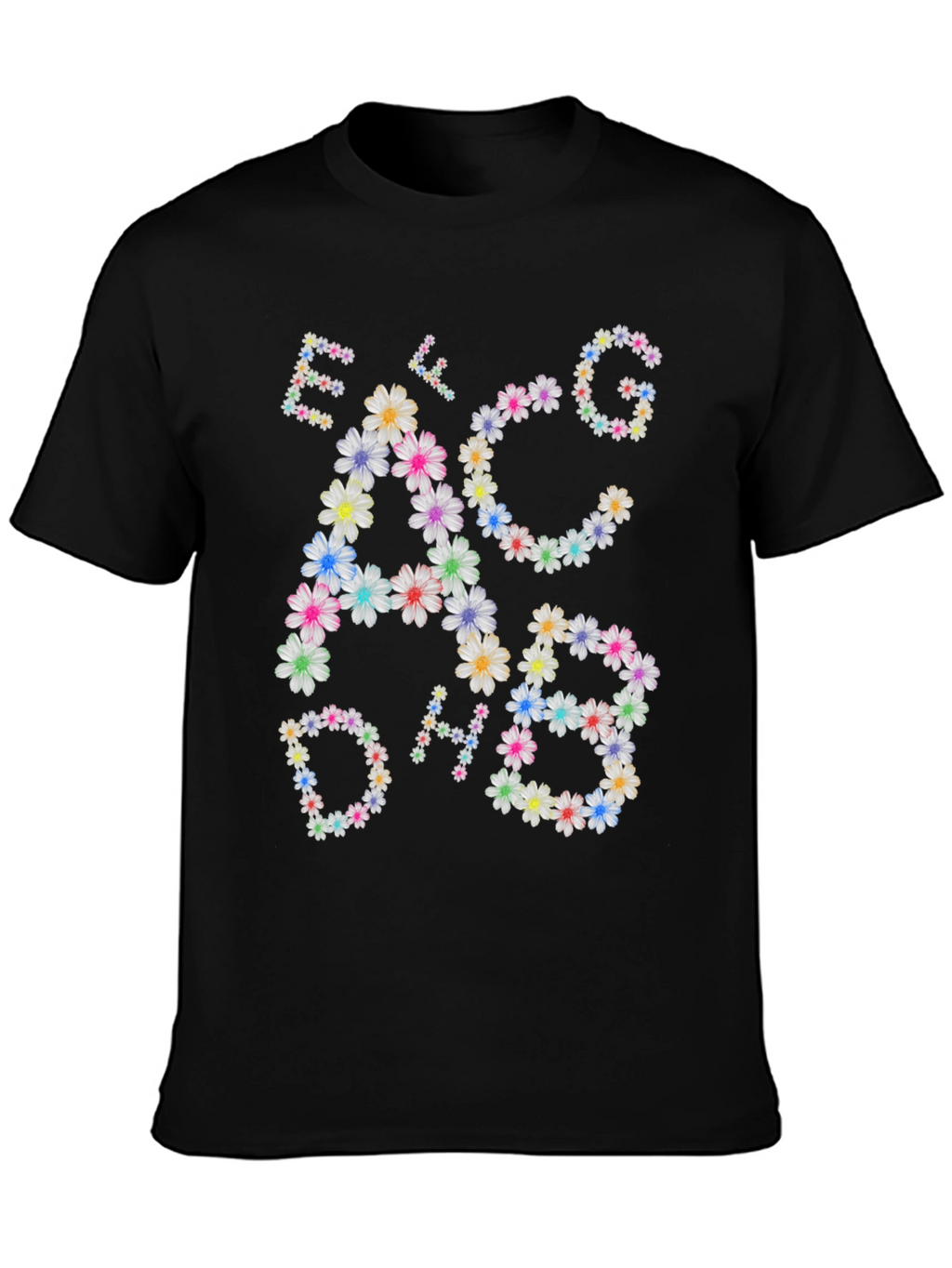 Floral Music Note T-Shirt