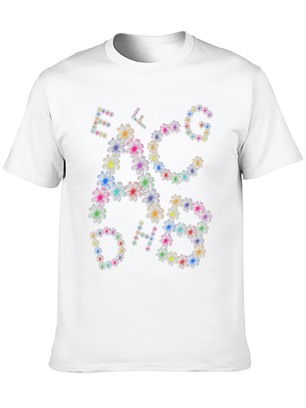 Floral Music Note T-Shirt