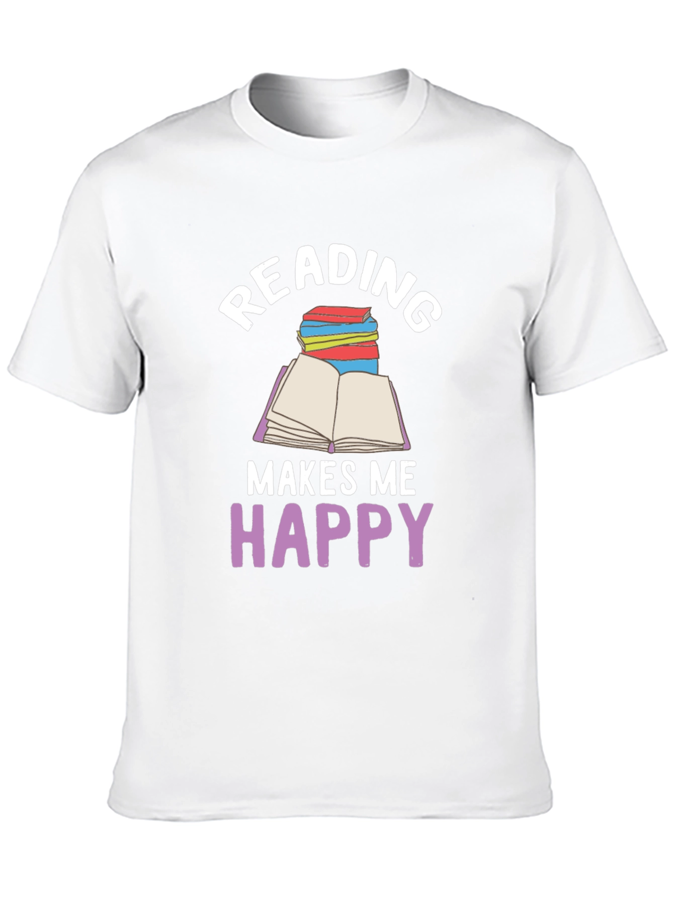 Reading Makes Me Happy Graphic Tee
