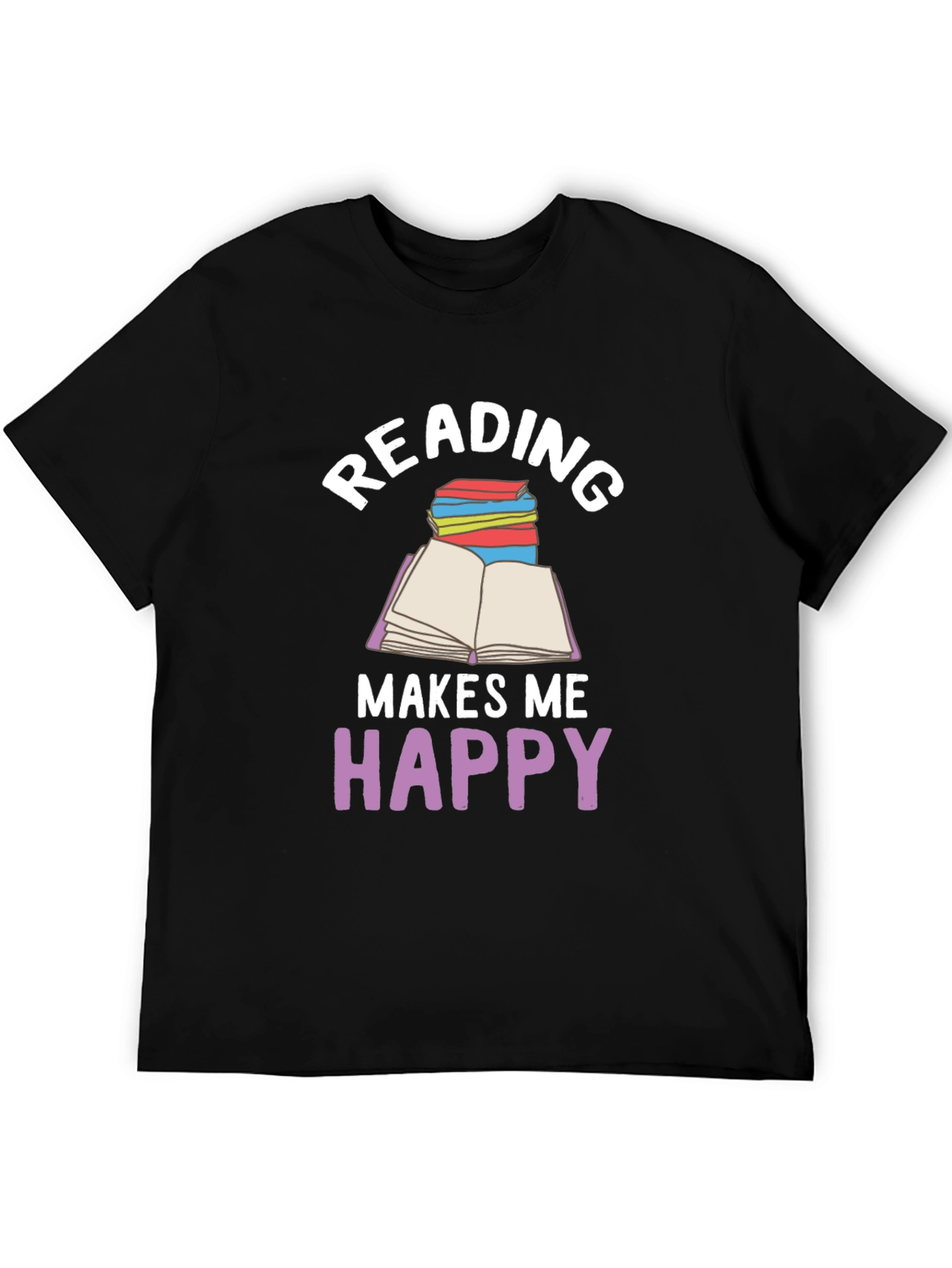 Reading Makes Me Happy Graphic Tee