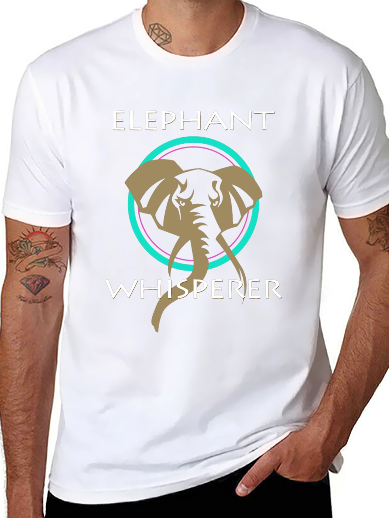 Elephant Whisperer Graphic T-Shirt - Soft Cotton Tee