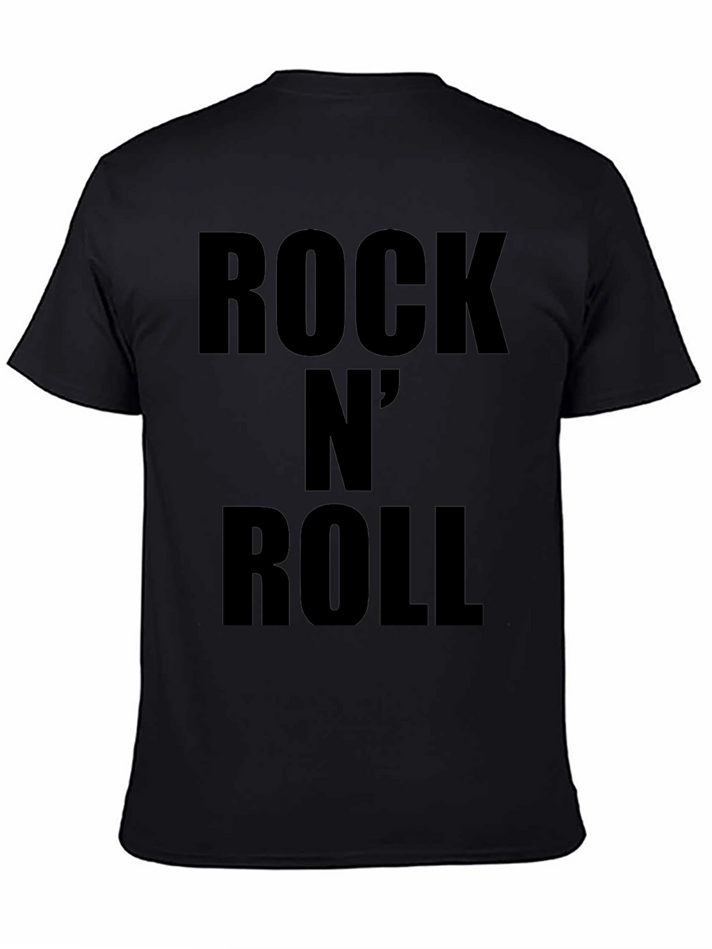 Rock N Roll Graphic Tee - Classic Black T-Shirt