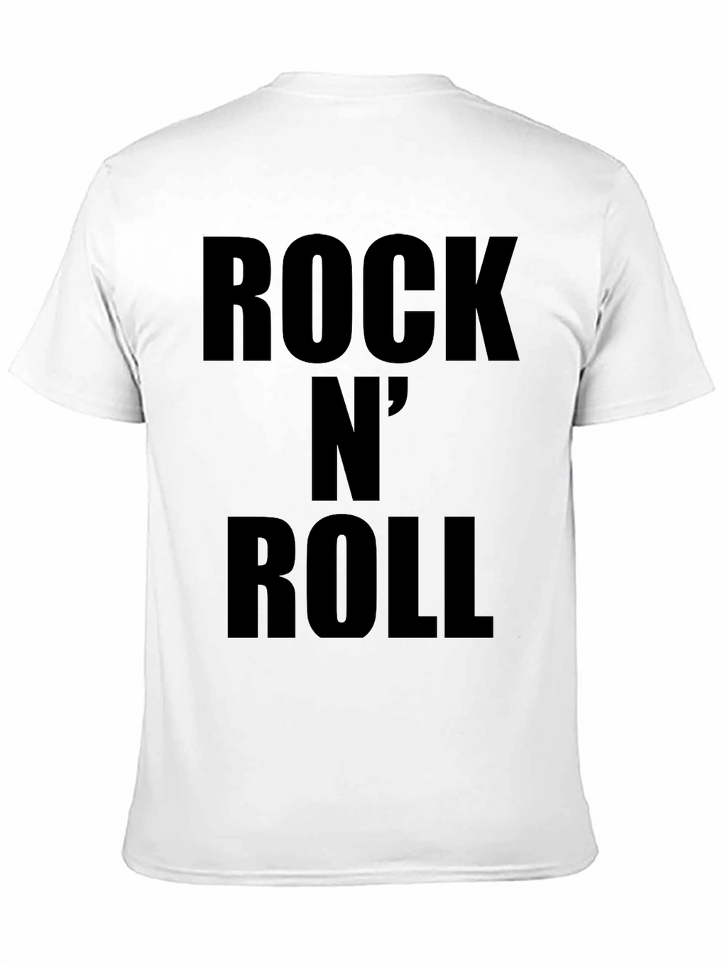Rock N Roll Graphic Tee - Classic Black T-Shirt