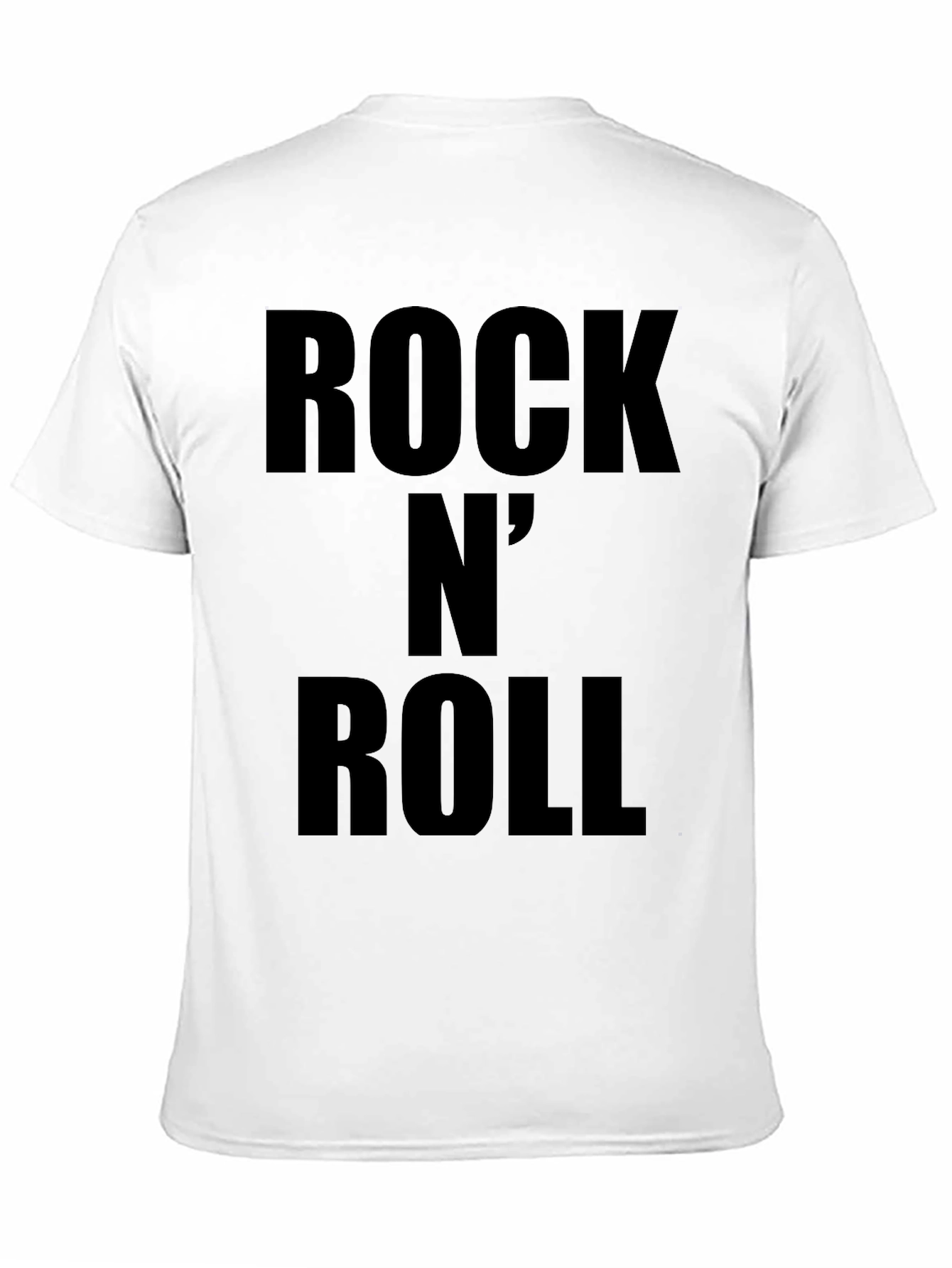 Rock N Roll Graphic Tee - Classic Black T-Shirt