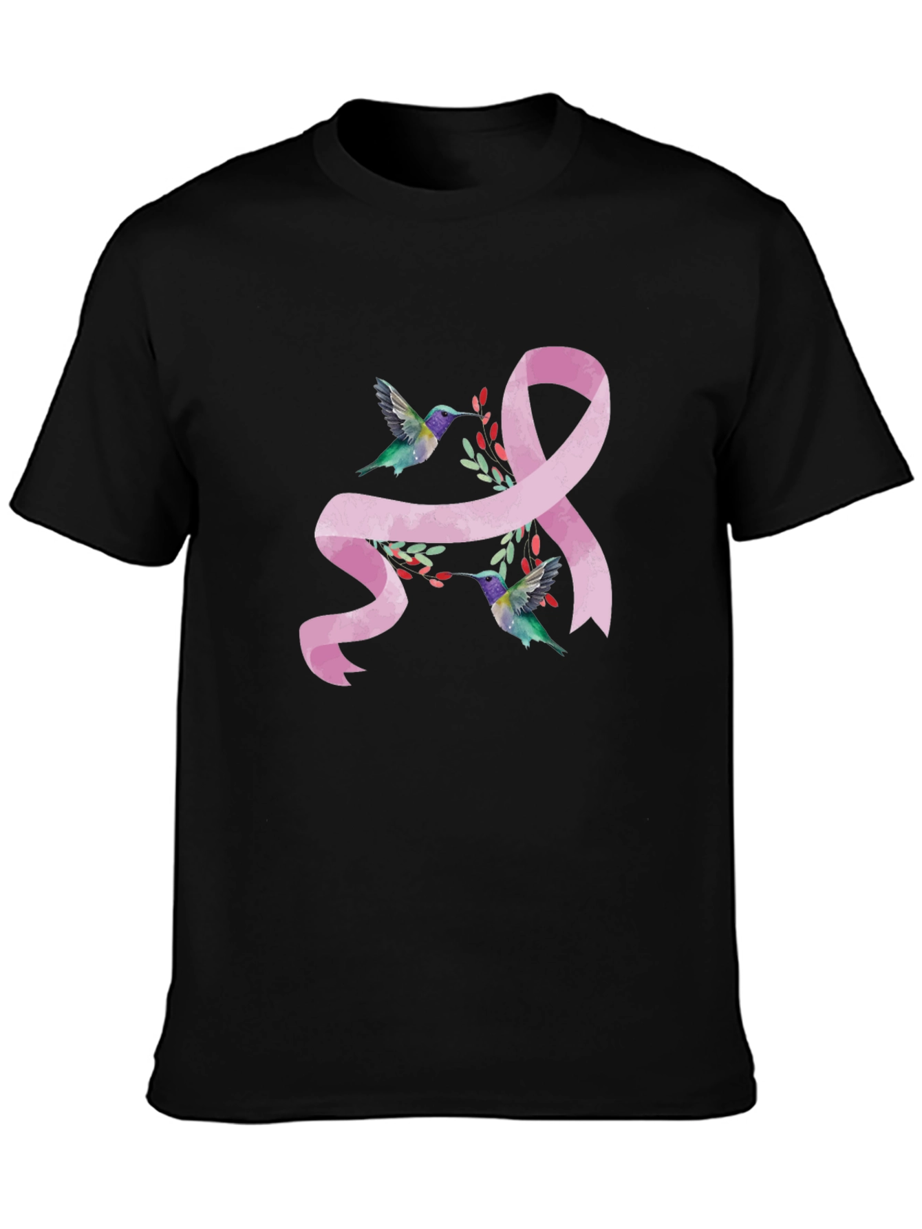 Breast Cancer Awareness Hummingbird T-Shirt