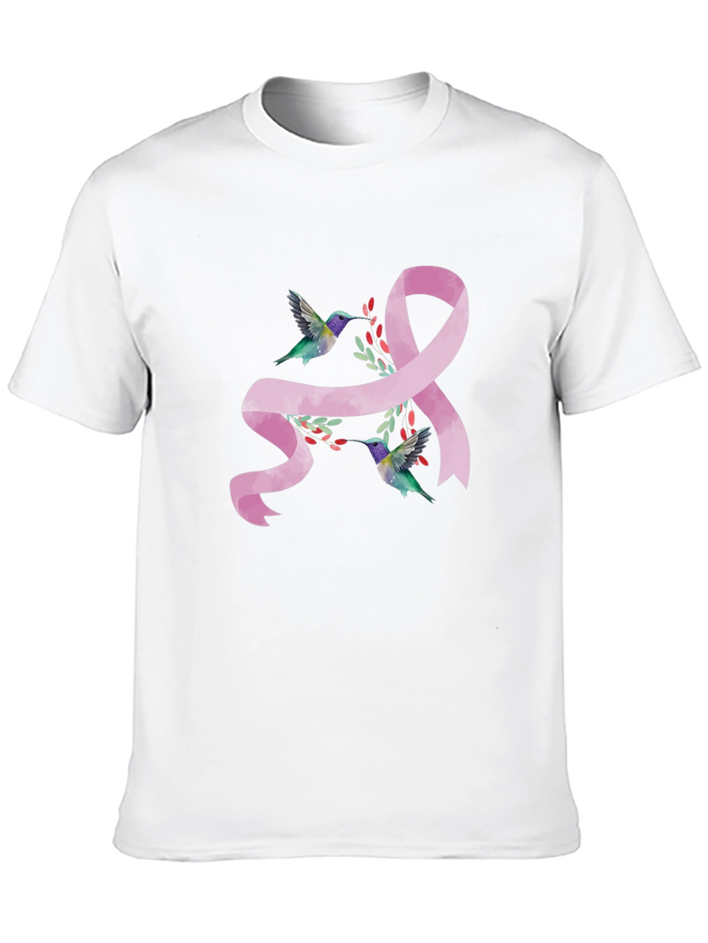 Breast Cancer Awareness Hummingbird T-Shirt
