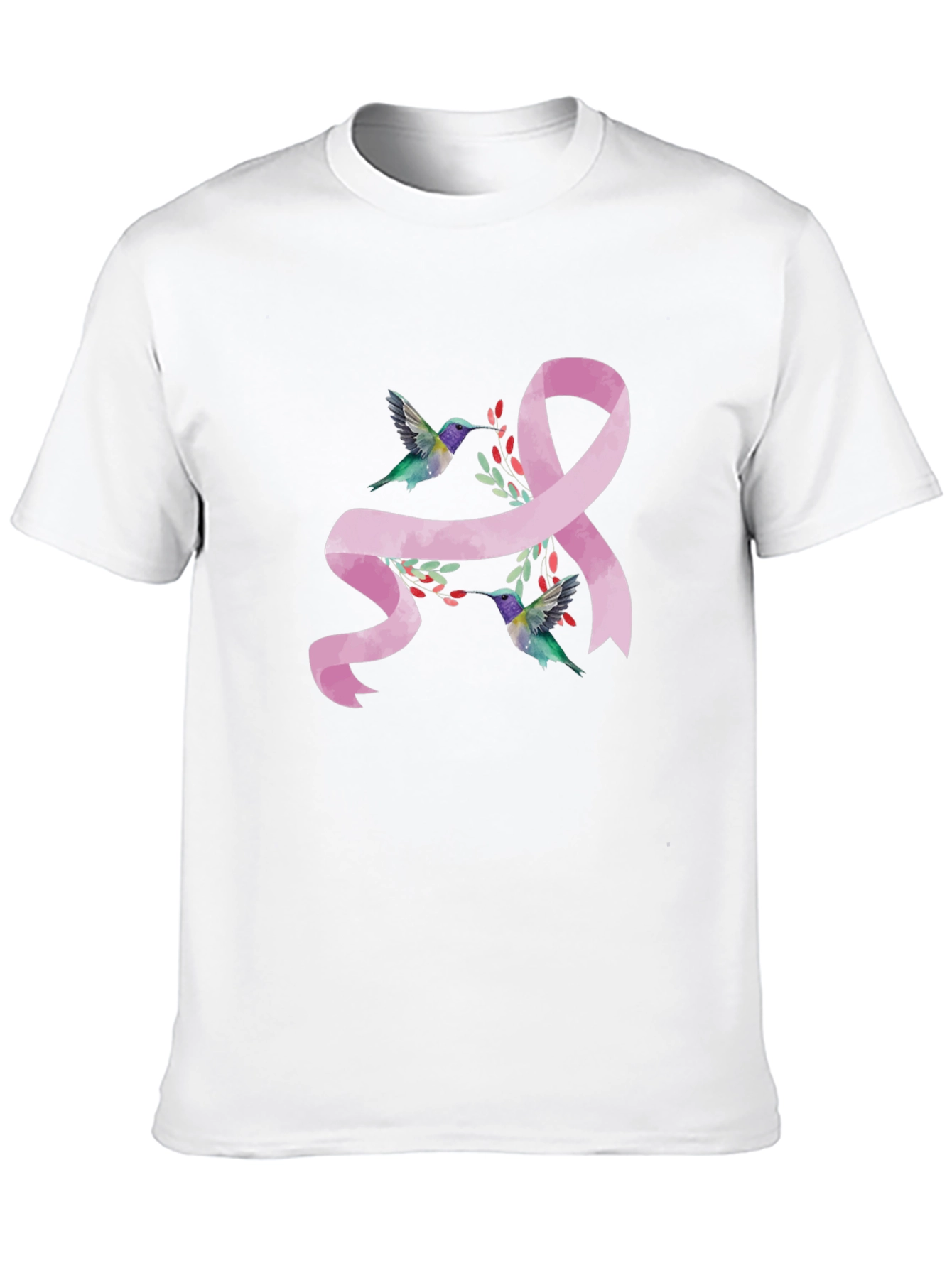 Breast Cancer Awareness Hummingbird T-Shirt