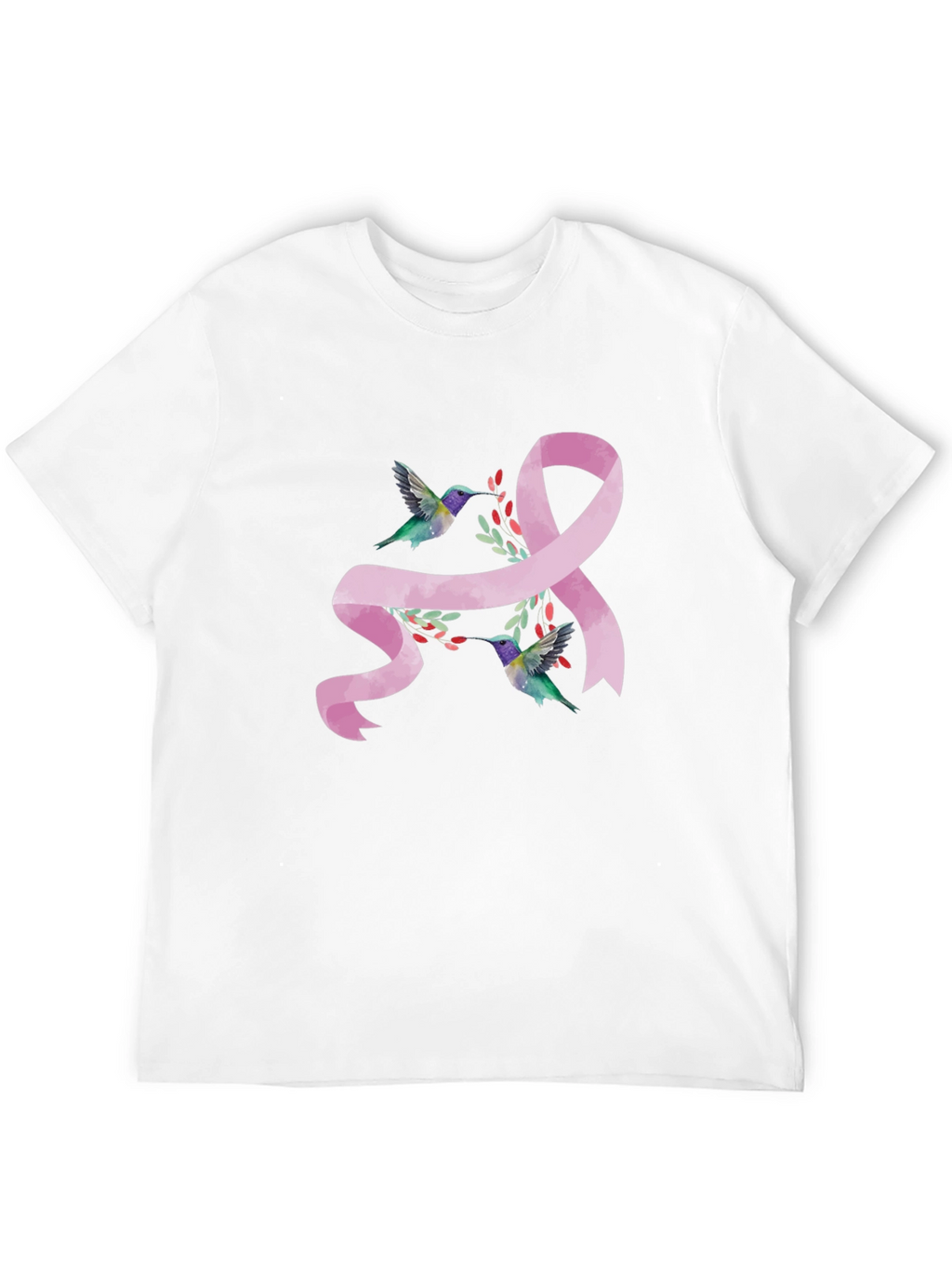 Breast Cancer Awareness Hummingbird T-Shirt