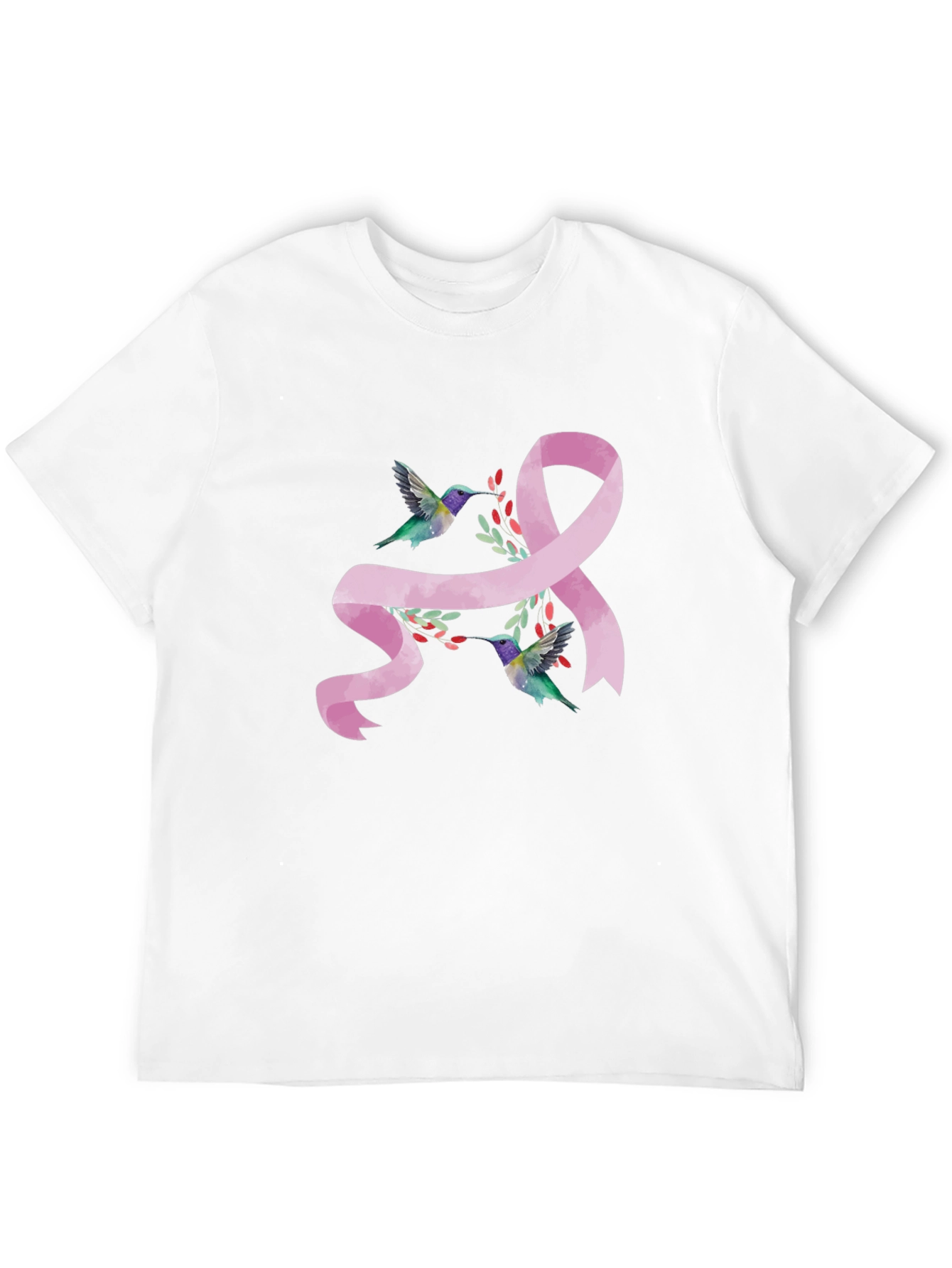 Breast Cancer Awareness Hummingbird T-Shirt