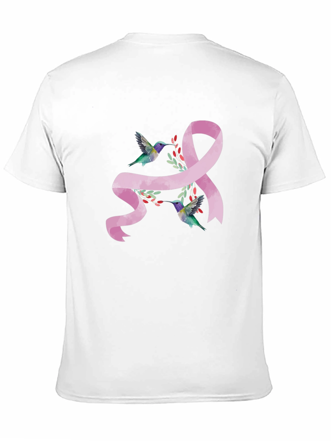 Breast Cancer Awareness Hummingbird T-Shirt
