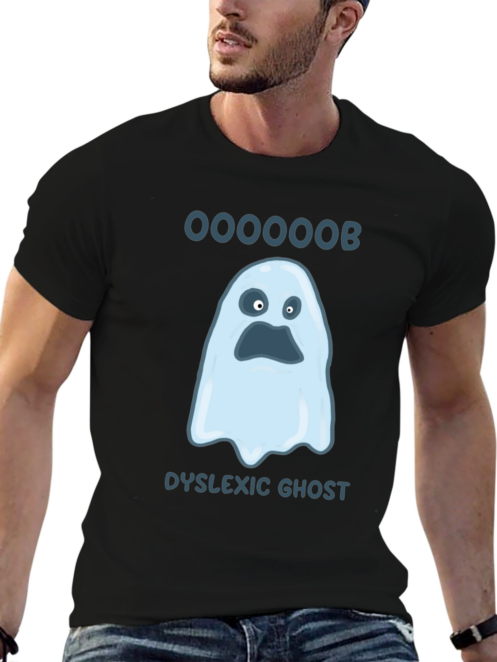 Dyslexic Ghost T-Shirt - Ooooooob!