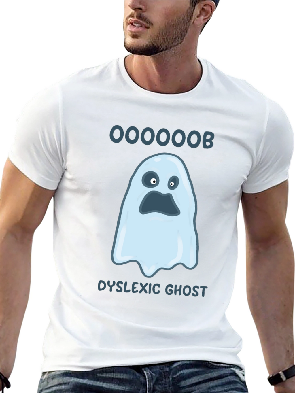 Dyslexic Ghost T-Shirt - Ooooooob!