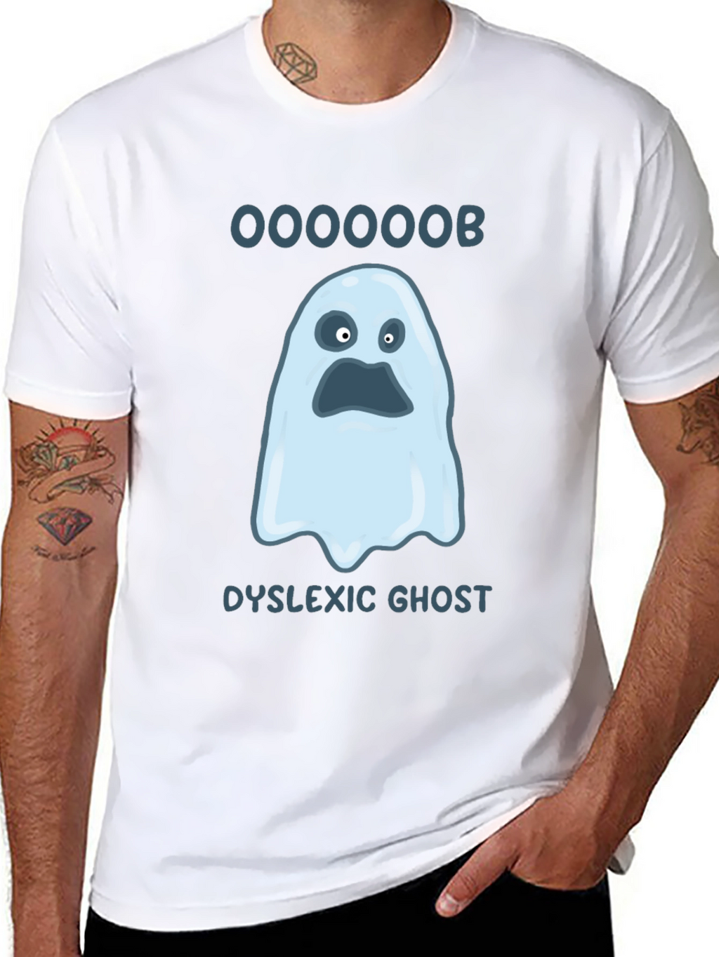 Dyslexic Ghost T-Shirt - Ooooooob!