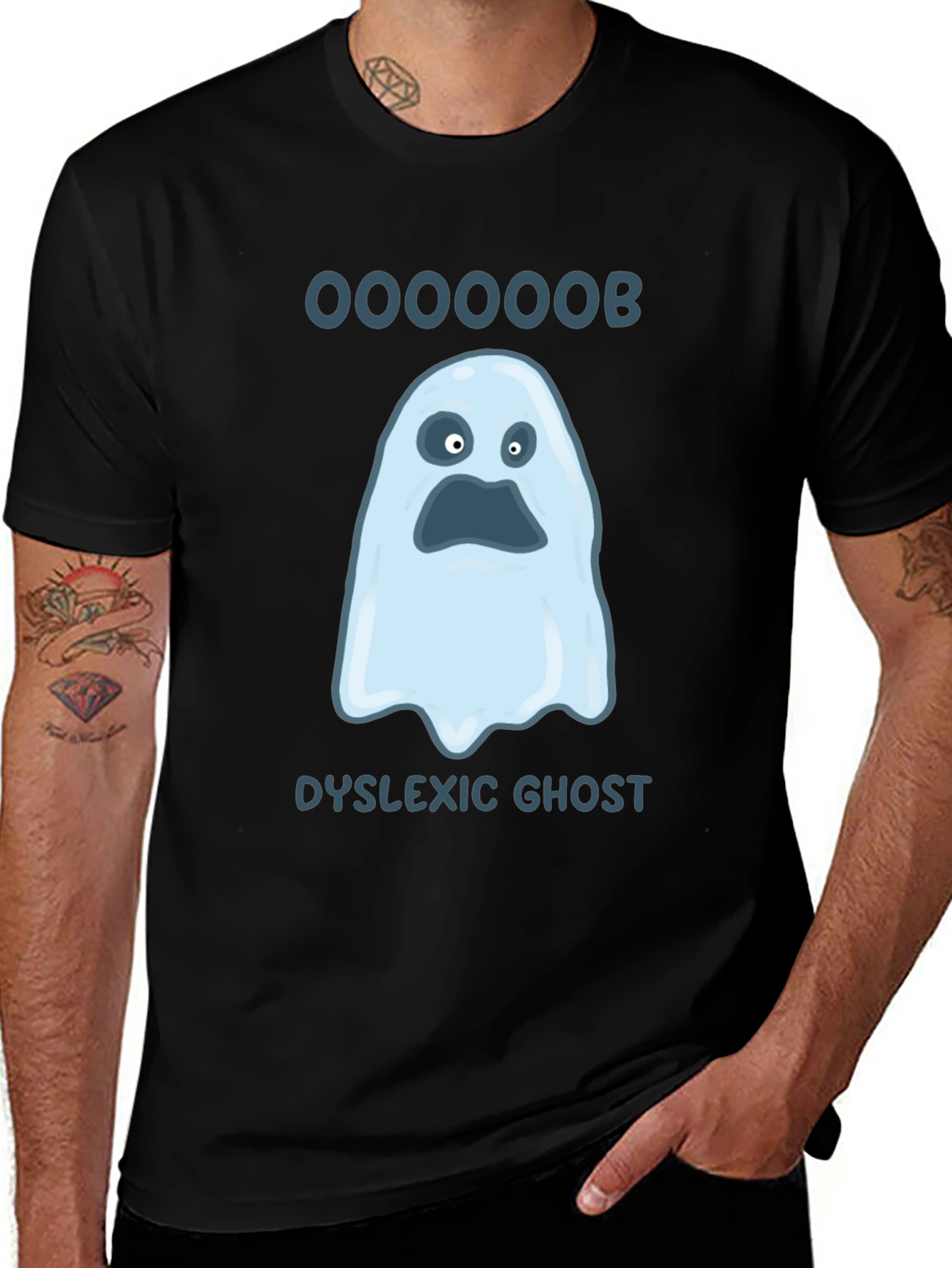 Dyslexic Ghost T-Shirt - Ooooooob!
