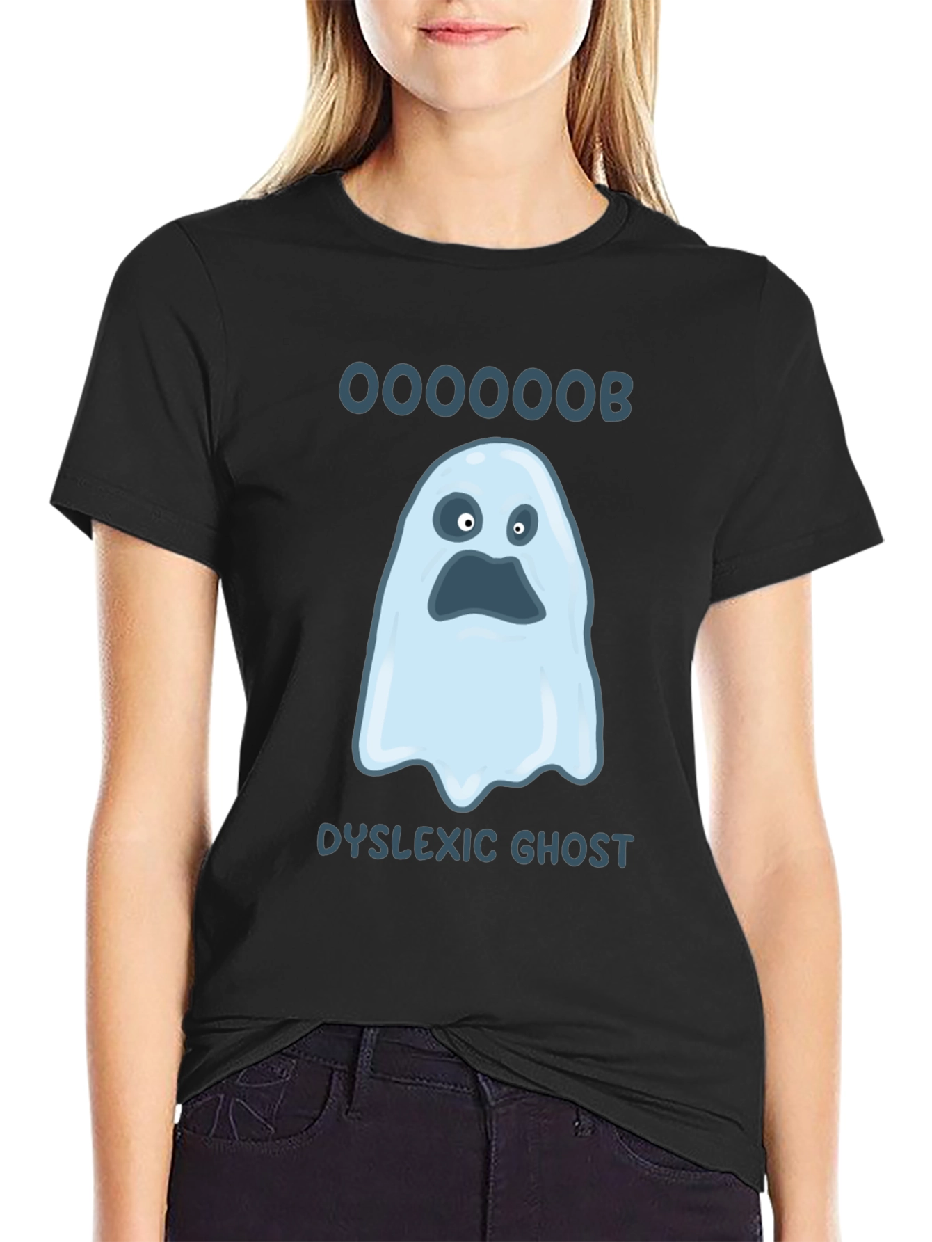 Dyslexic Ghost T-Shirt - Ooooooob!
