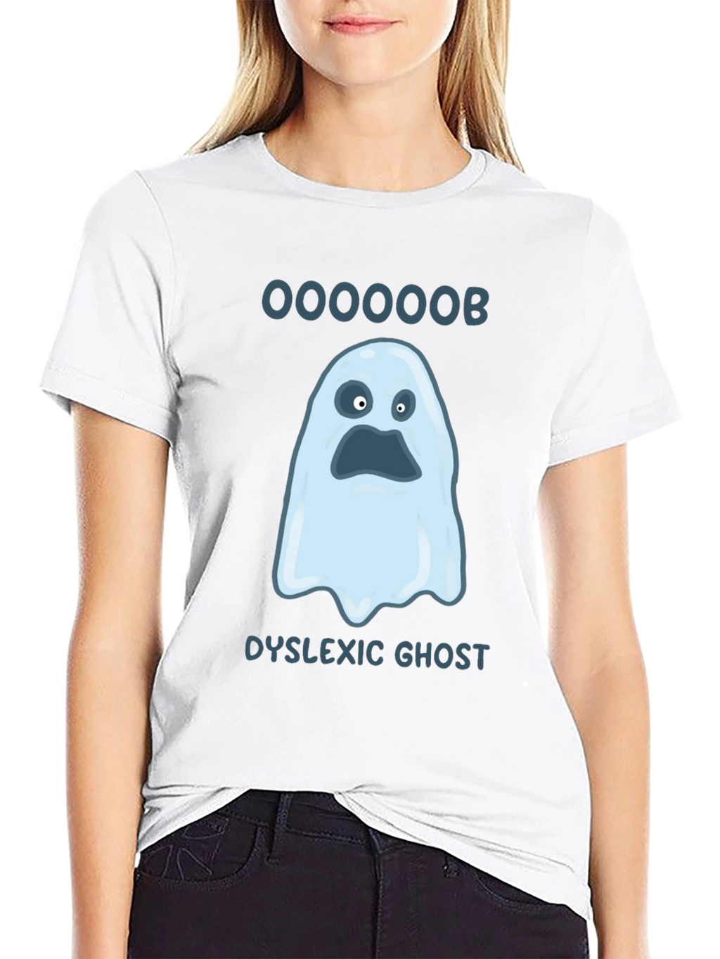 Dyslexic Ghost T-Shirt - Ooooooob!