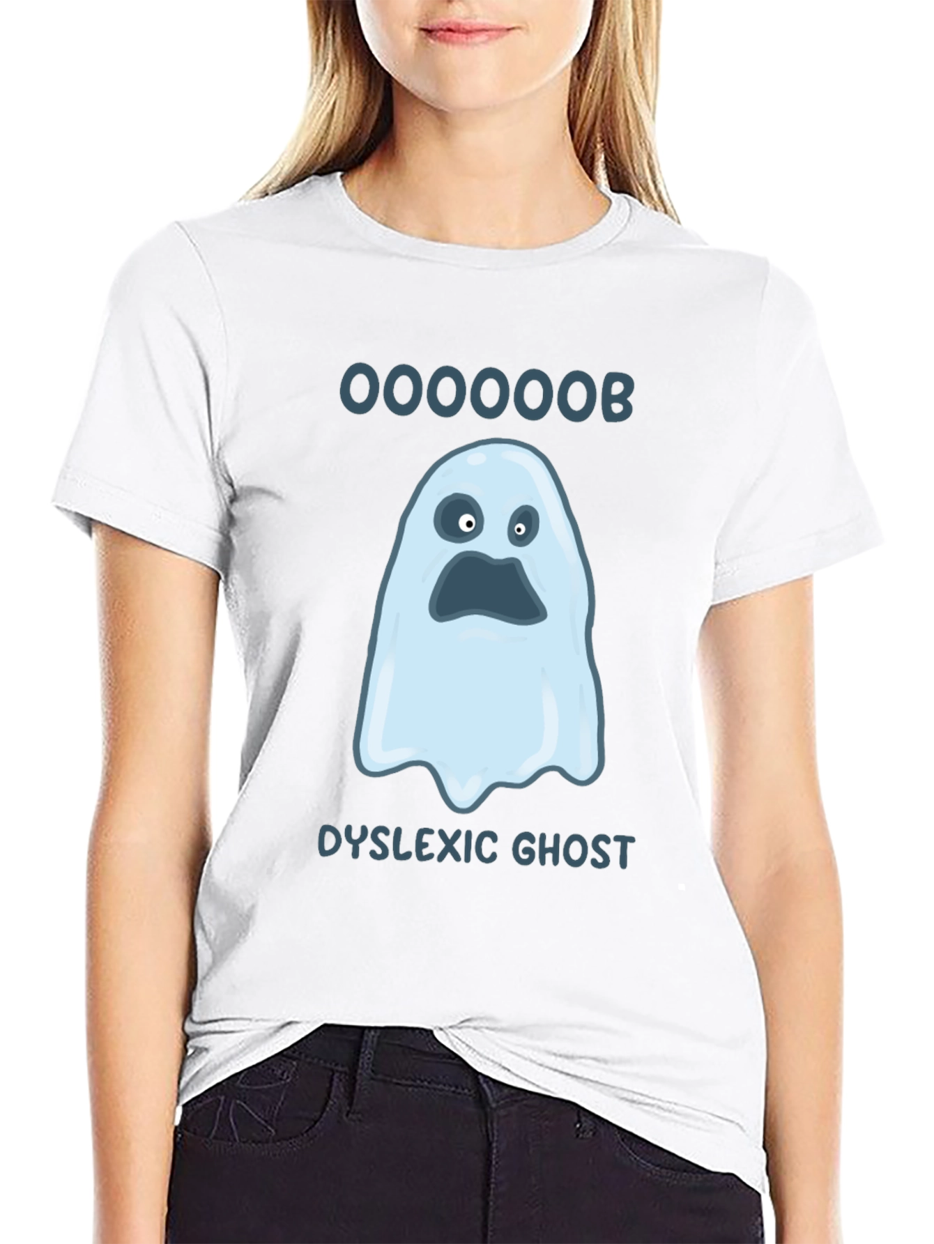 Dyslexic Ghost T-Shirt - Ooooooob!