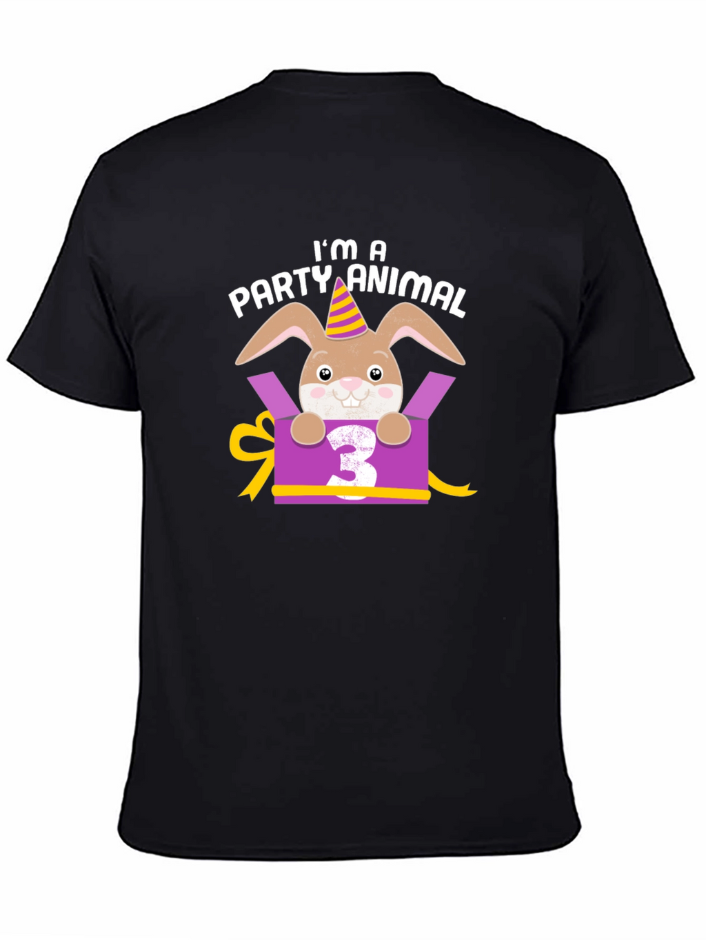 Im A Party Animal 3rd Birthday Rabbit T-Shirt