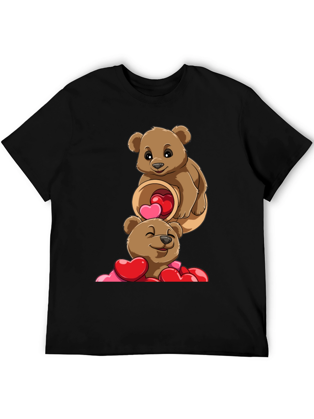 Bear Hugs & Hearts T-Shirt - Valentines Day Tee