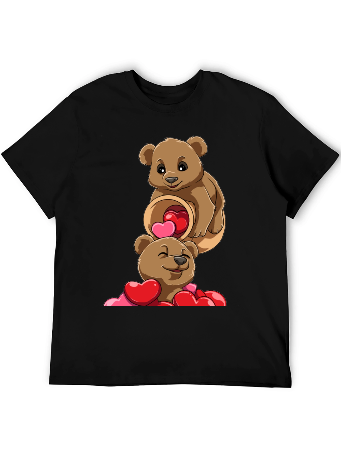 Bear Hugs & Hearts T-Shirt - Valentines Day Tee